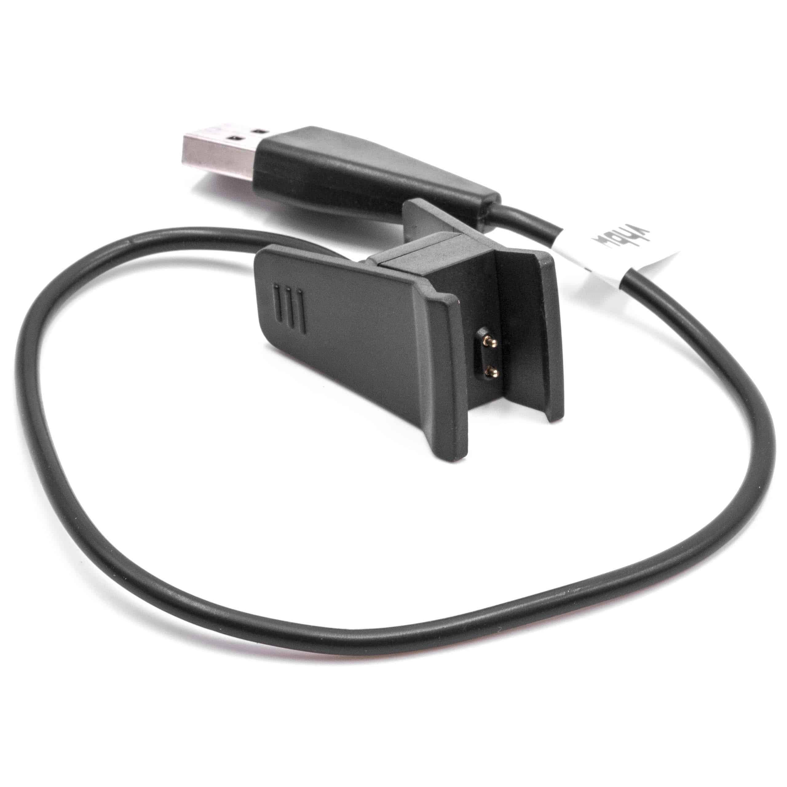 Ladekabel passend für Fitbit Alta - 26 cm Kabel, Mit Reset-Funktion, USB-Stecker