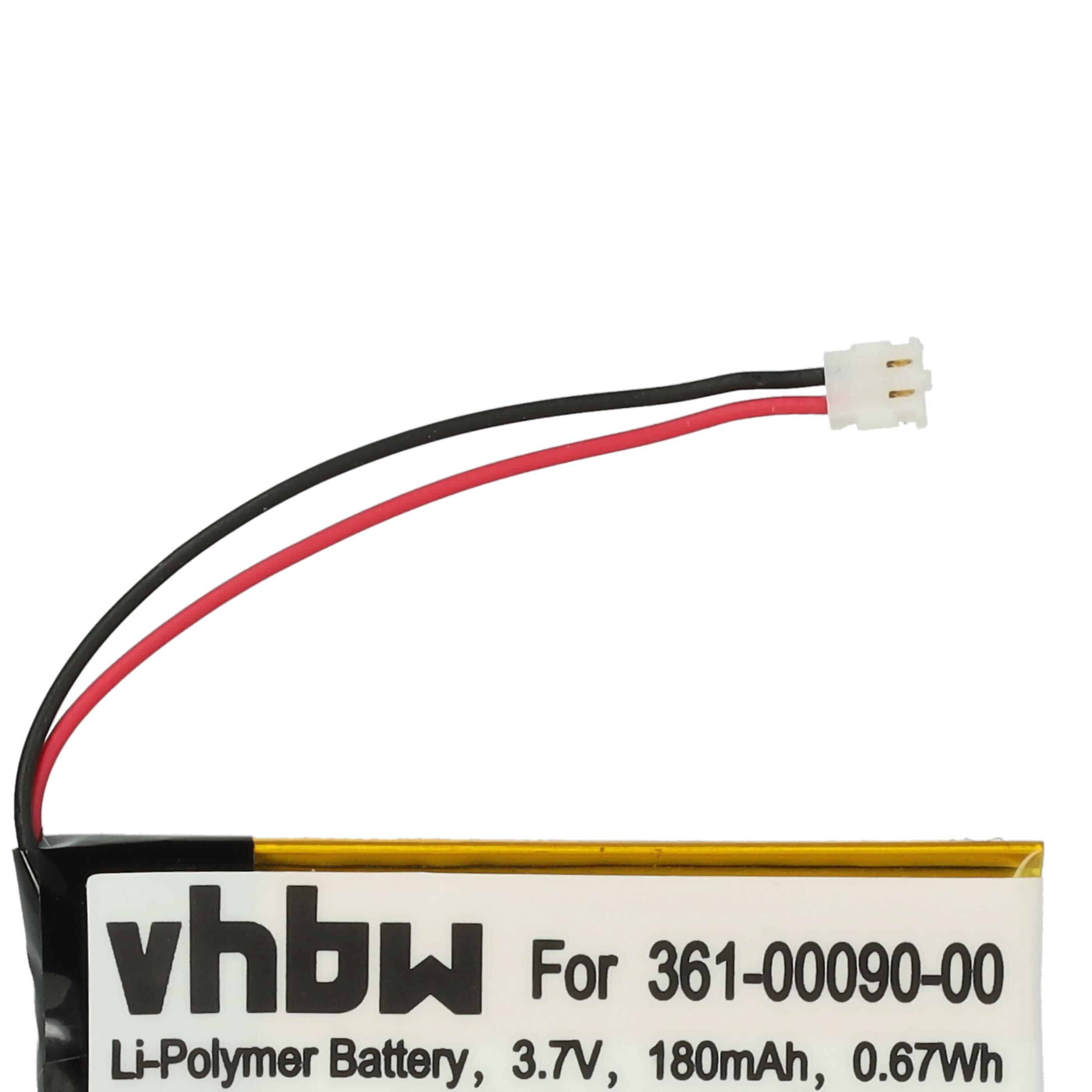 Smartwatch Battery replaces Garmin 361-00090-00 - 180 mAh 3.7 V Li-polymer + Tools