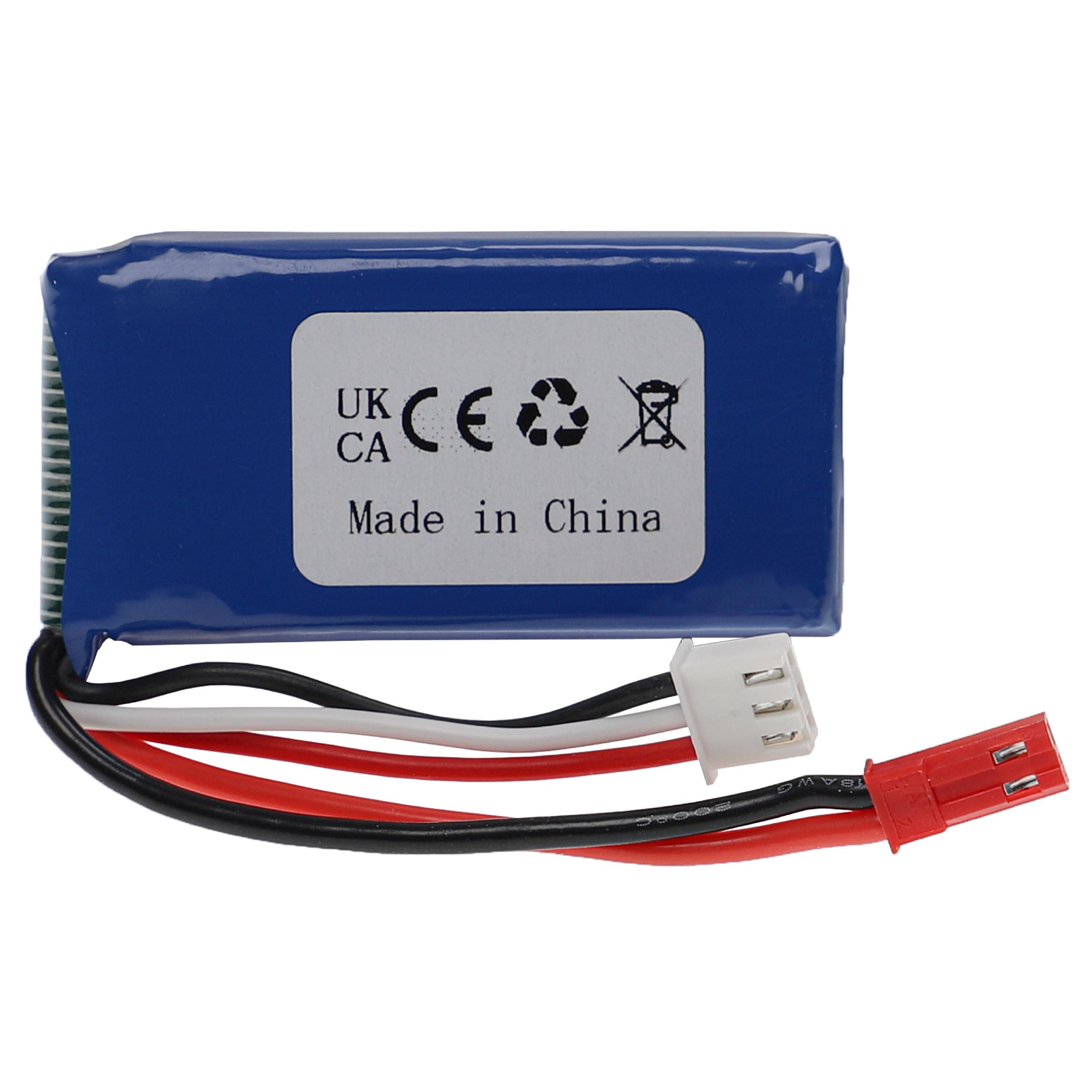 Batterie pour modèle radio-télécommandé - 800mAh 7,4V Li-polymère, BEC