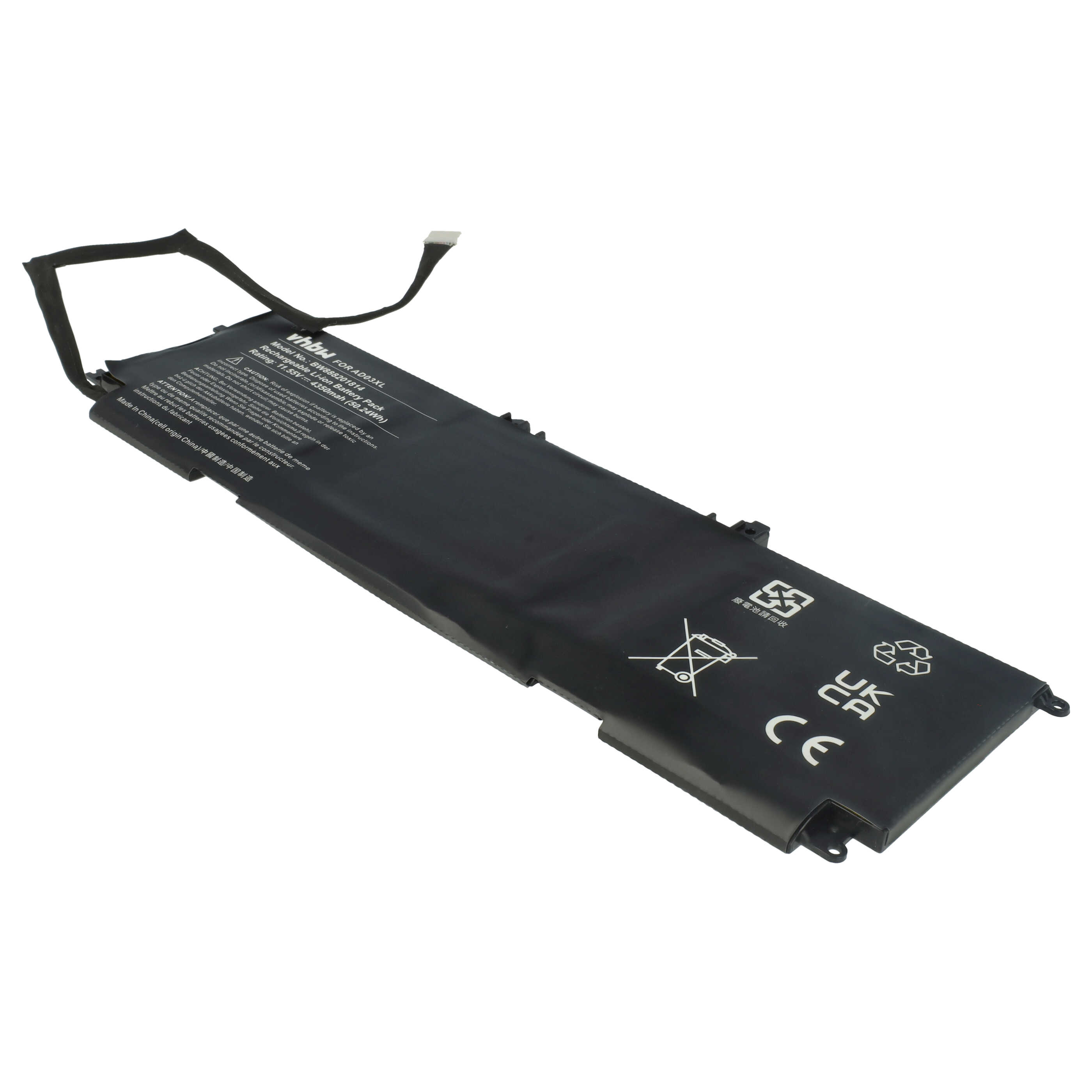 Akumulator do laptopa zamiennik HP 921409-2C1, 921439-855, 921409-271, AD03051XL - 4350 mAh 11,55 V Li-Ion