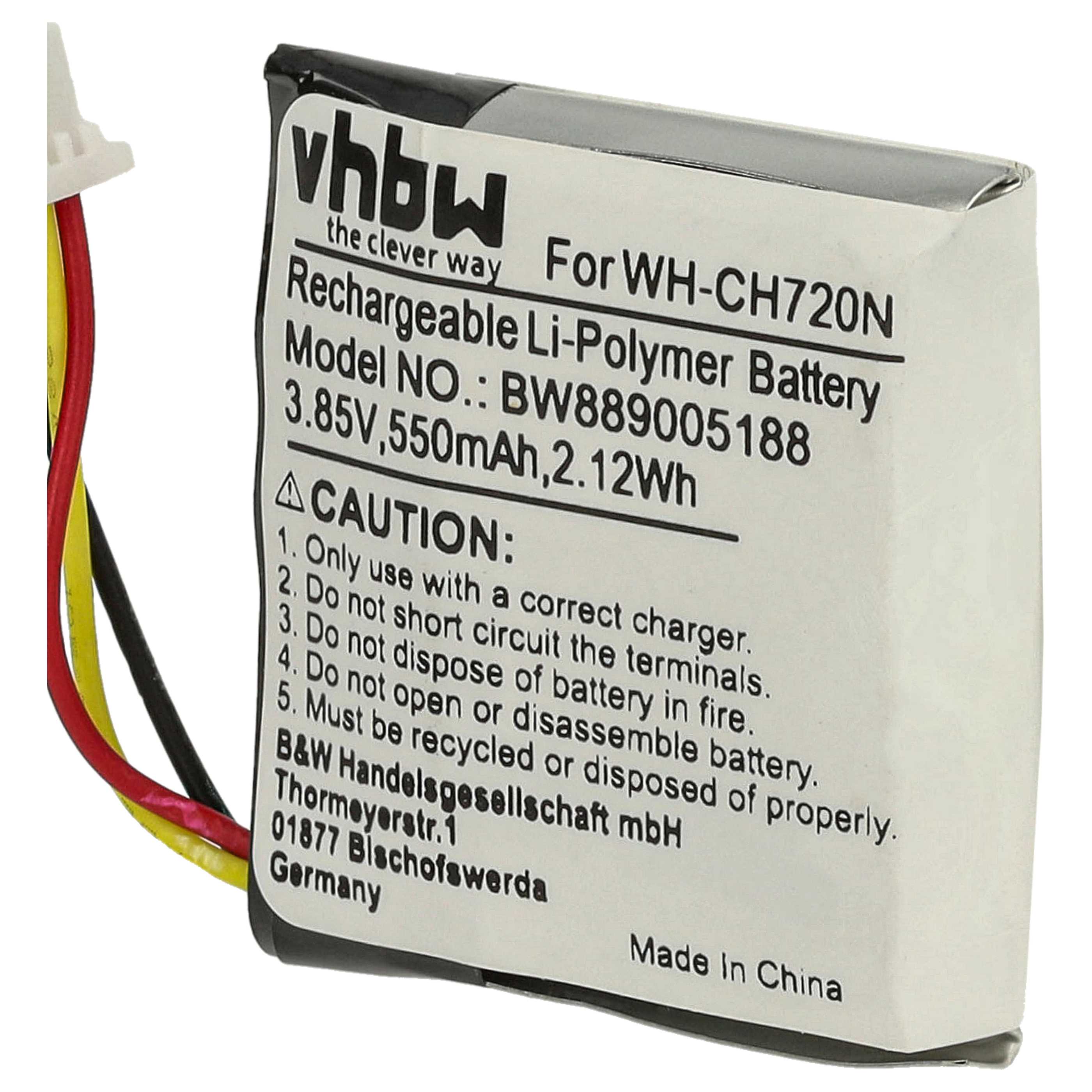 Akumulator do słuchawek bezprzewodowych zamiennik Sony 722428, FT702028P - 550 mAh 3,85 V LiPo