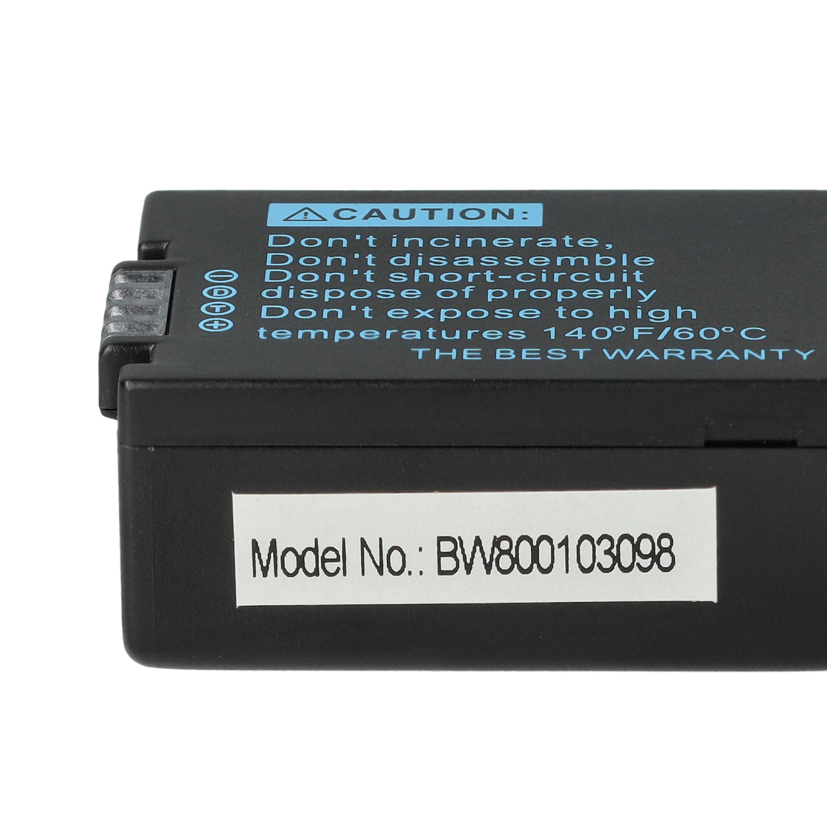 3x Battery replaces Leica BP-DC9E, BP-DC9 - 800mAh, 7.2V, Li-Ion with Info Chip