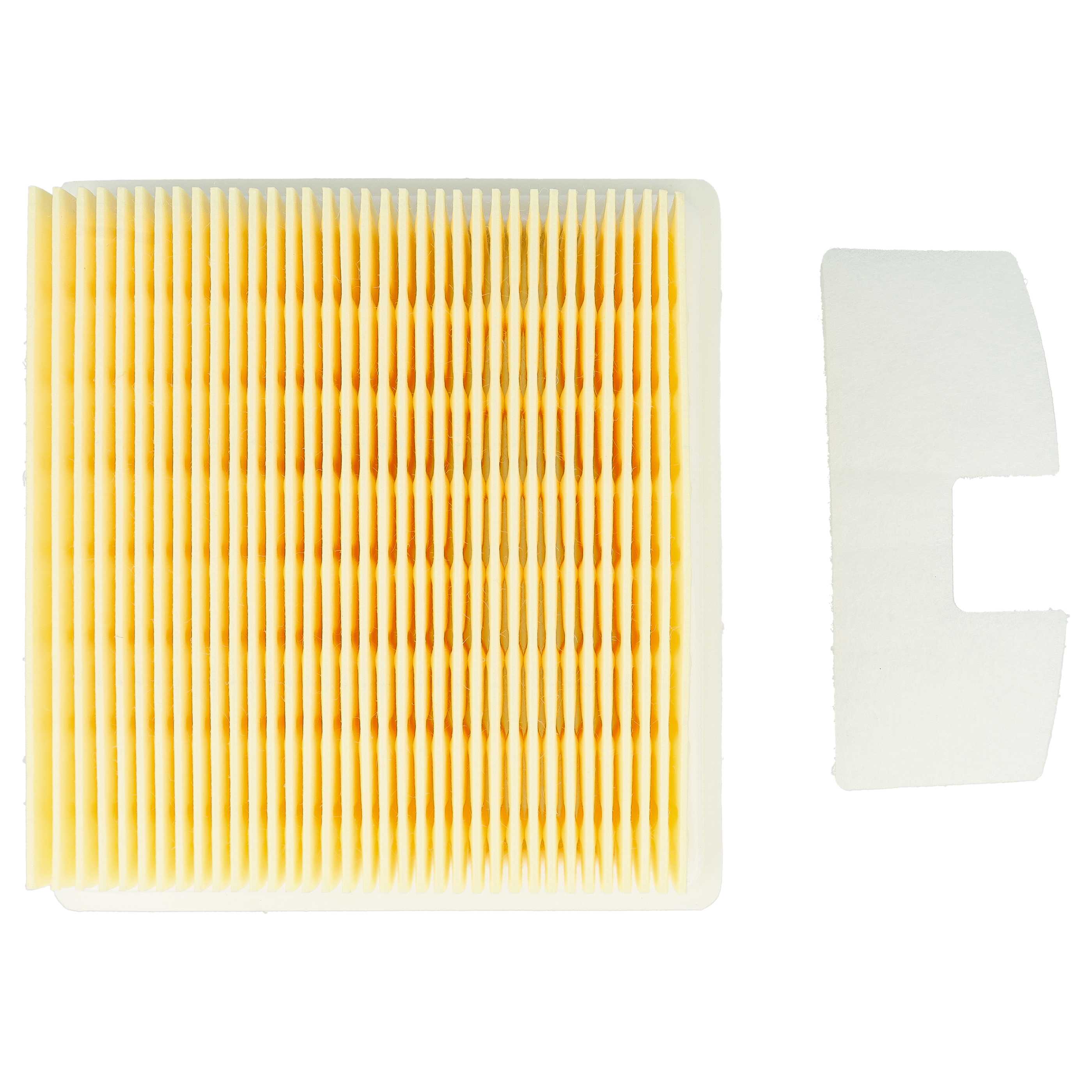 5x Filter-Set als Ersatz für Cleancraft 7010250 für Fox Kaminsauger - Staubsaugerfilter-Set