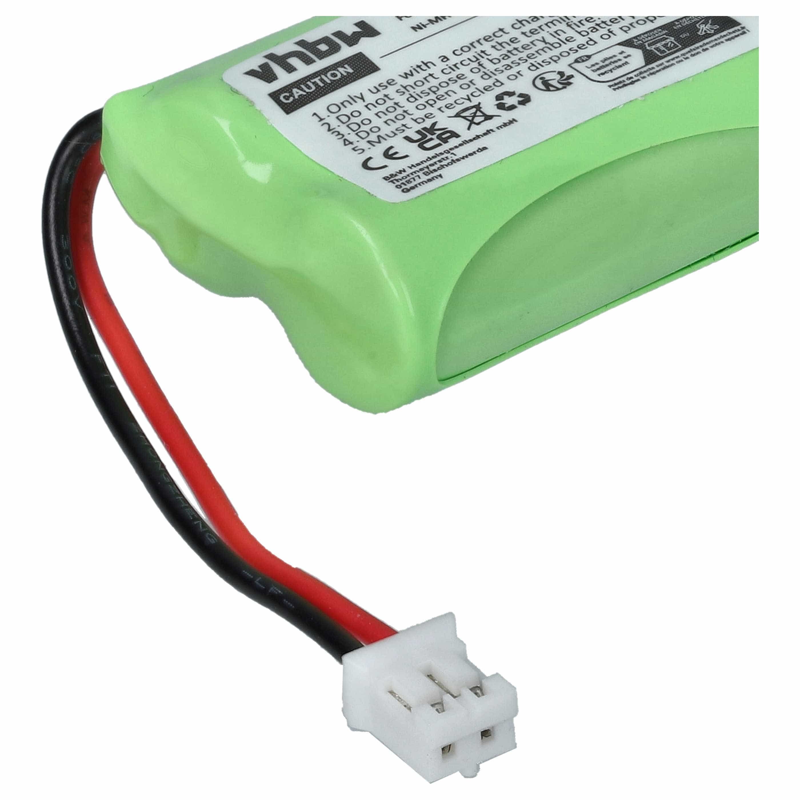 Batterie remplace SL30013 pour téléphone Simvalley - 400mAh 2,4V NiMH