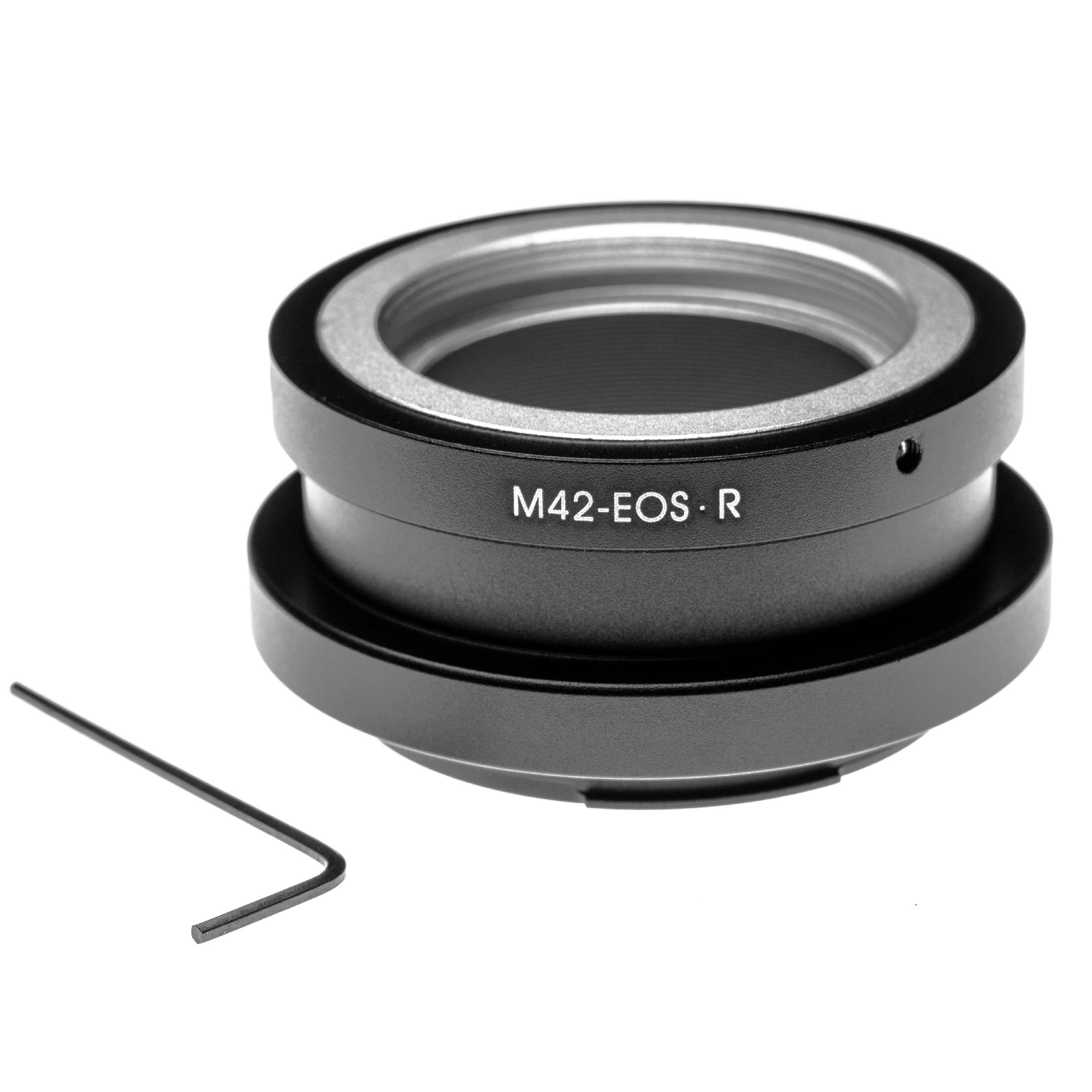 Pierścień pośredni do aparatu Canon EOS R, RP - bagnet RF obiektyw z gwintem M42
