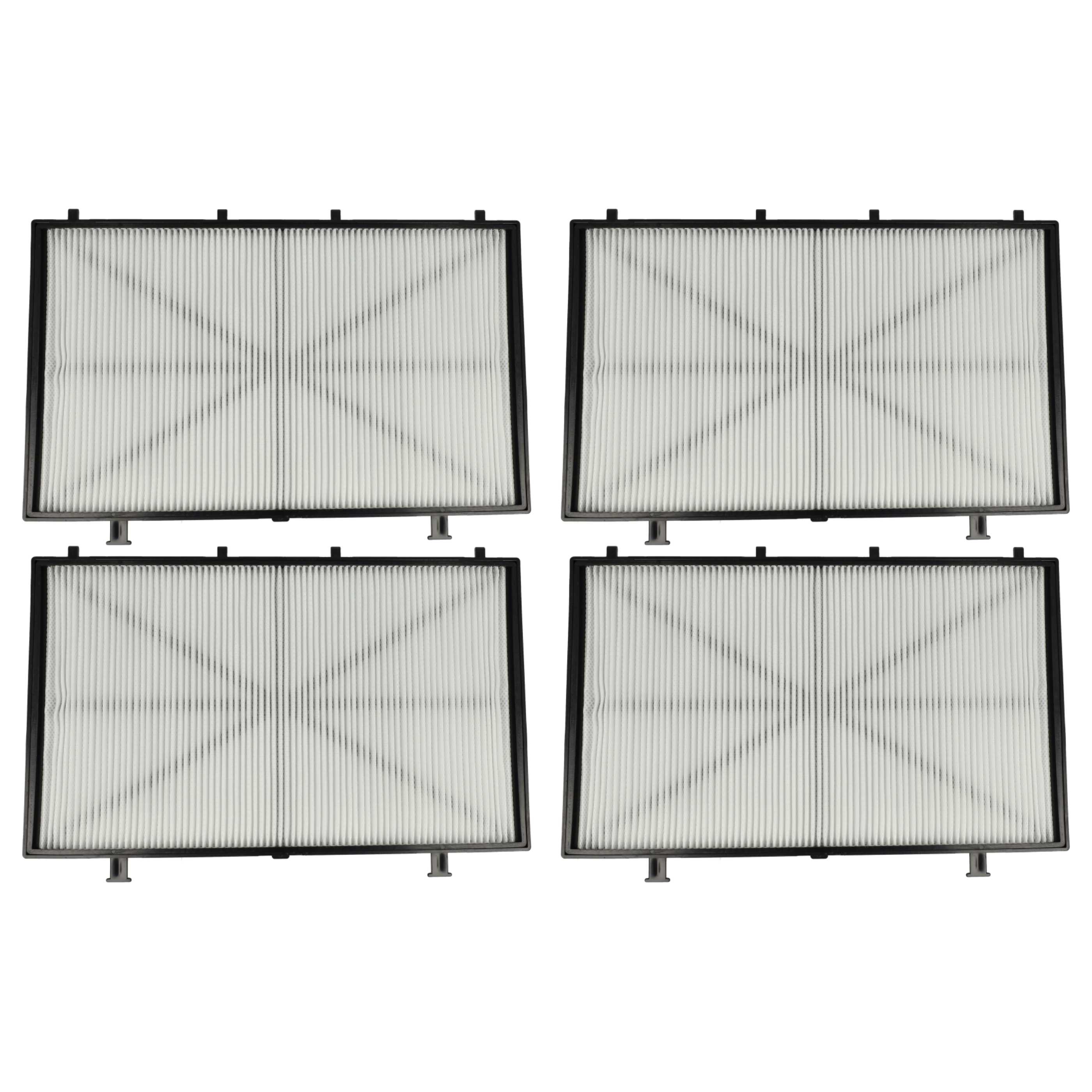 4x Filtre remplace Dolphin 9991432 R4 pour aspirateur de piscine -Microfiltre 26,5 x 18 x 5,6 cm, H11