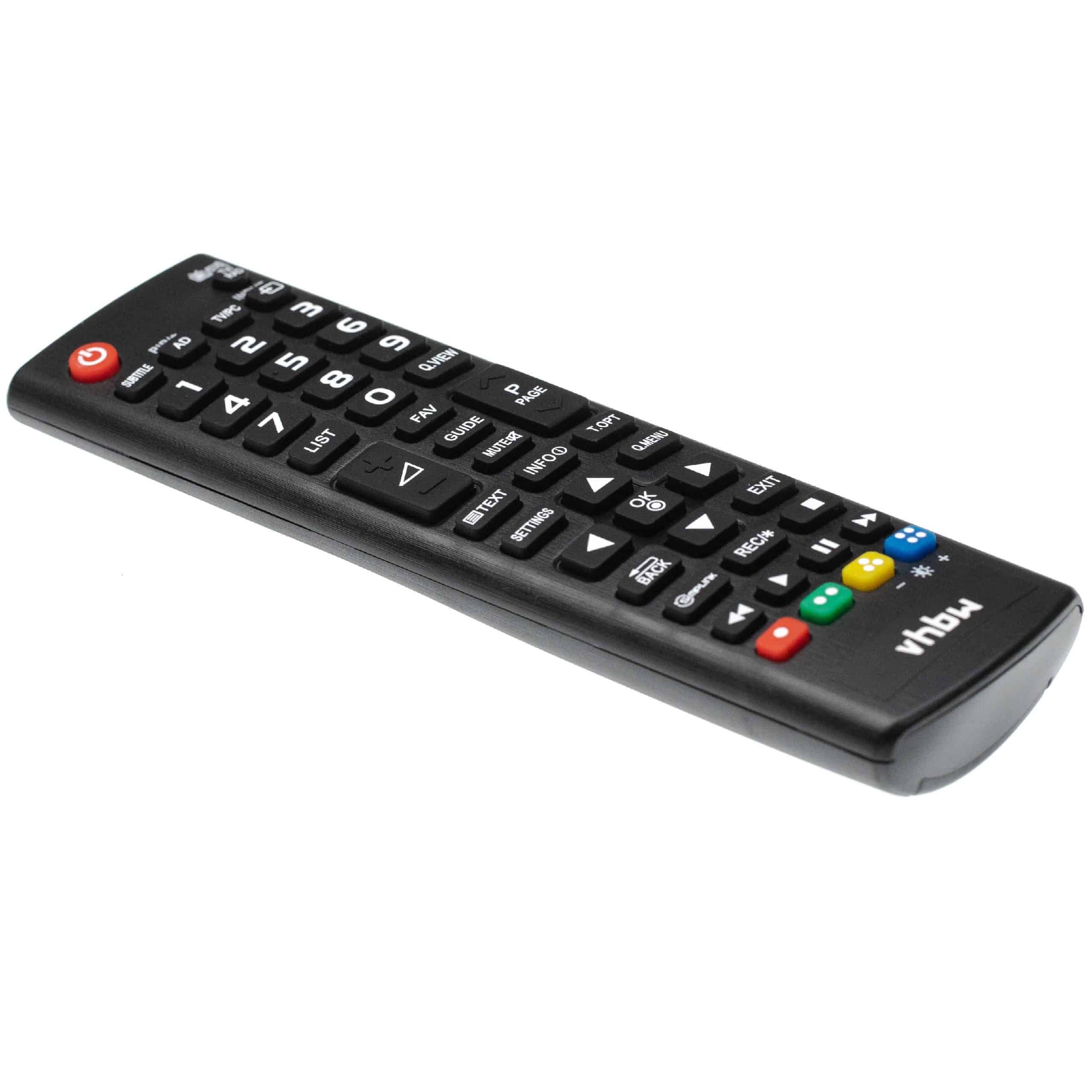 Remote Control replaces LG AKB73715686 for LG TV