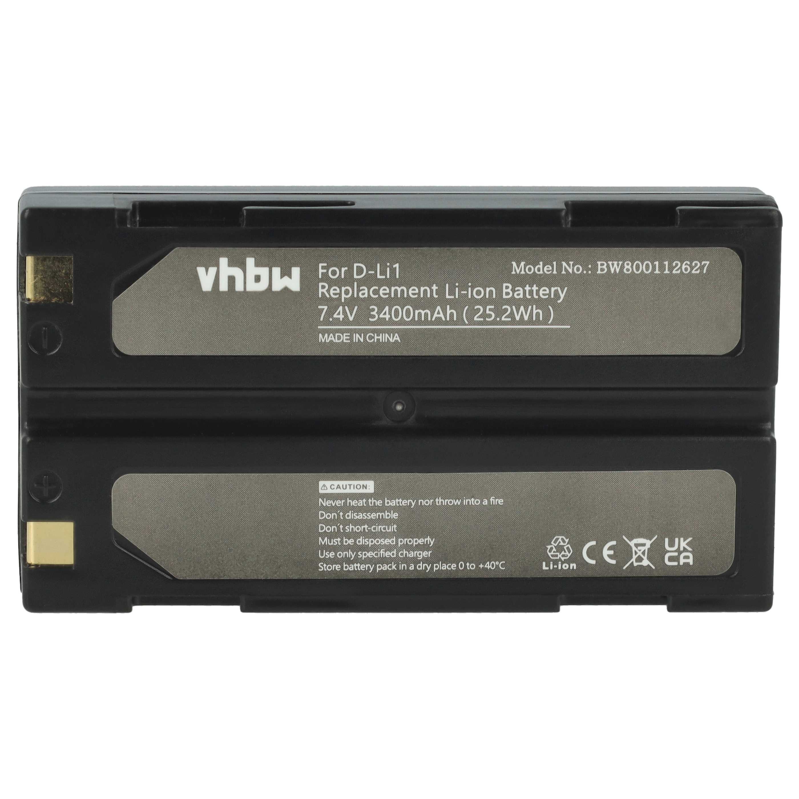 Kamera-Akku als Ersatz für CHC 1906110059 für Telxon - 3400mAh 7,4V Li-Ion