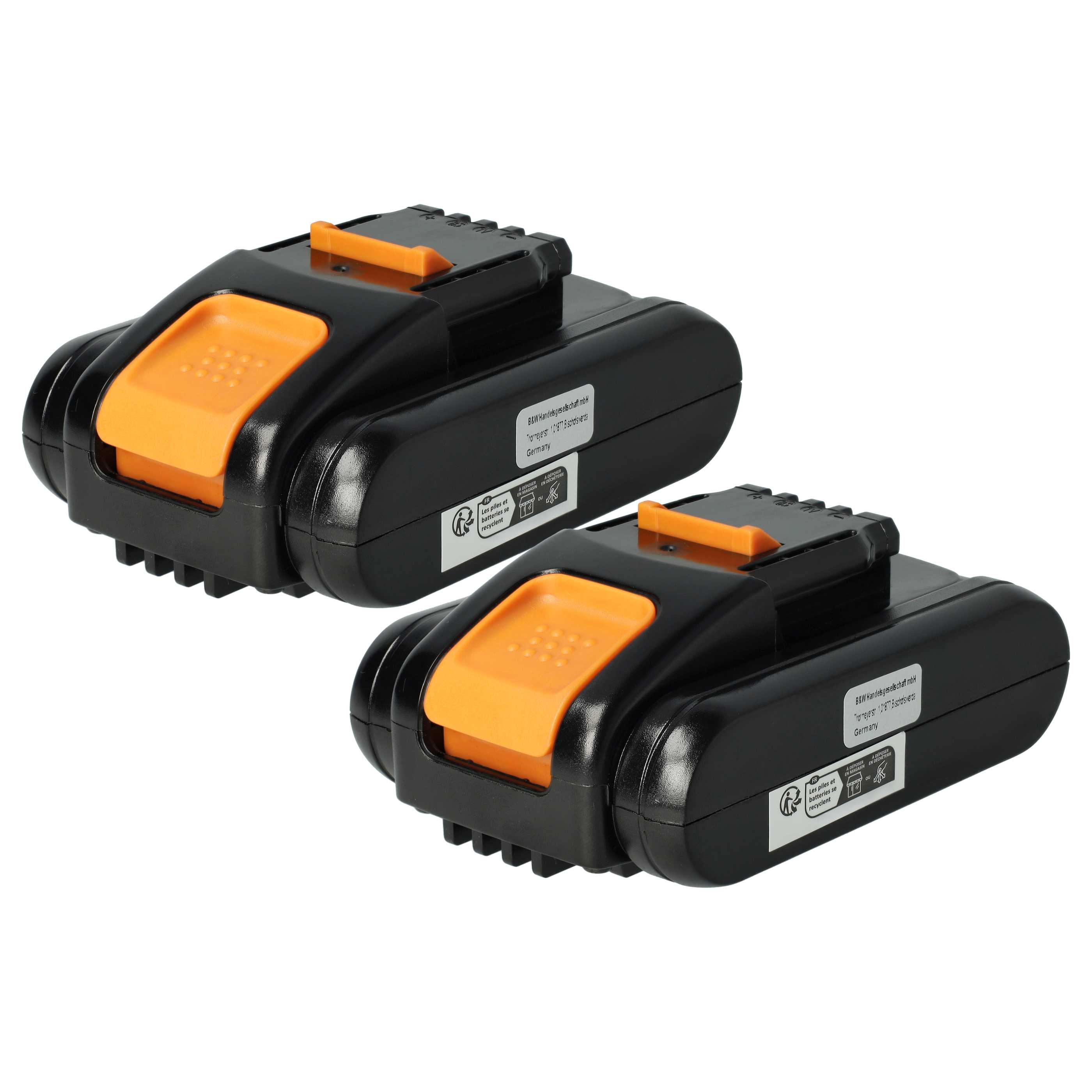 2x Batteria sostituisce Rockwell RW9351.1 per attrezzo - 1,5Ah 20V Li-Ion