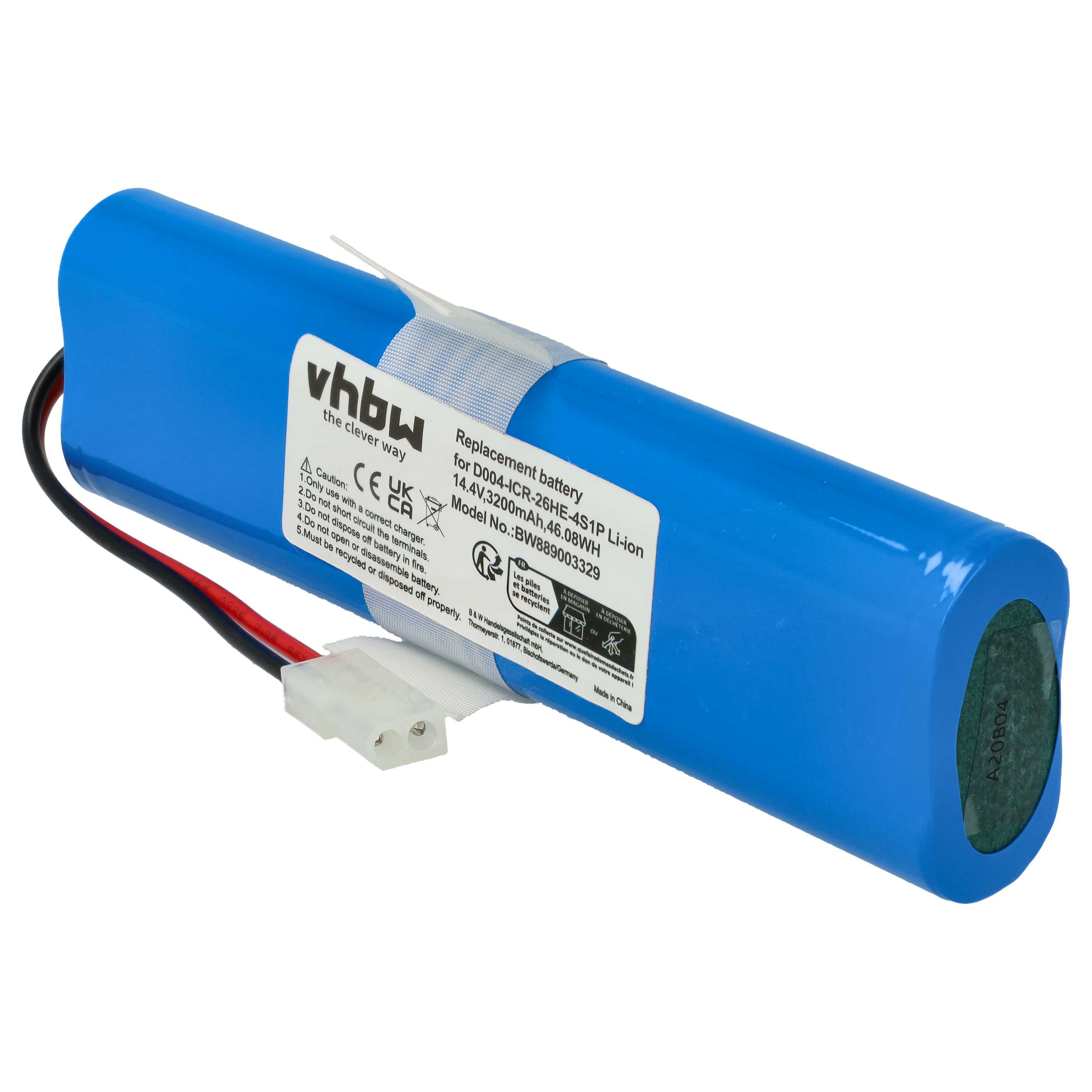 Batería para robot doméstico 360, S6 - 3200 mAh 14,4 V Li-Ion