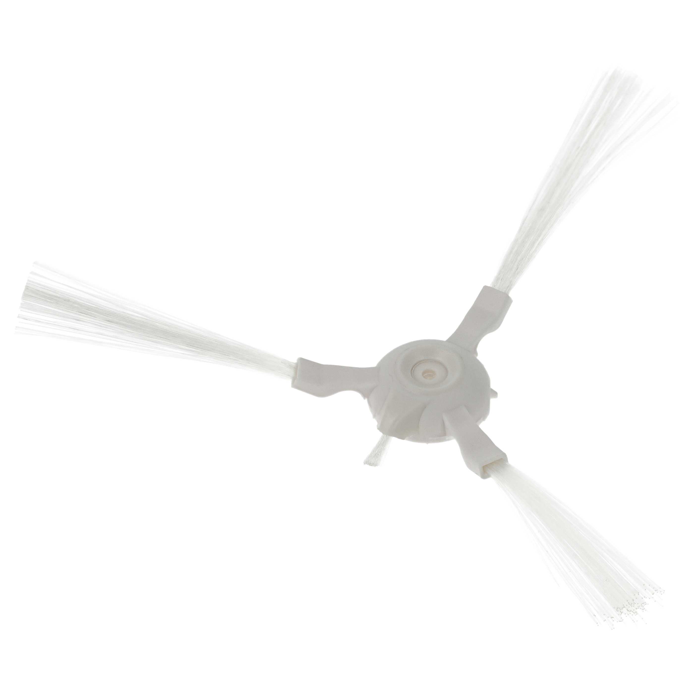 2x Side Brush suitable for 360 S6 Robot Vacuum Cleaner - 3-armed, white