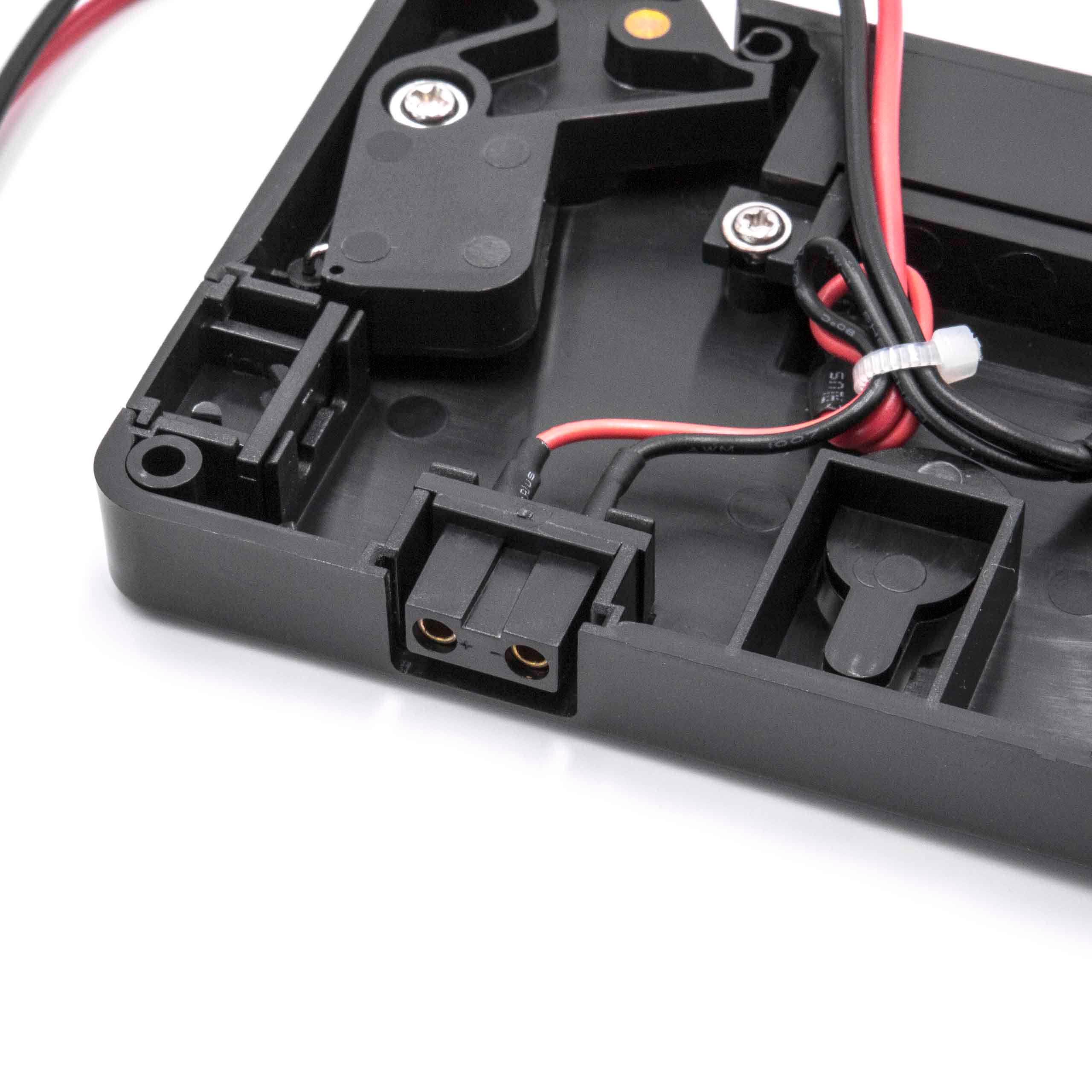 vhbw Placa batería - Placa adaptadora D-Tap negro