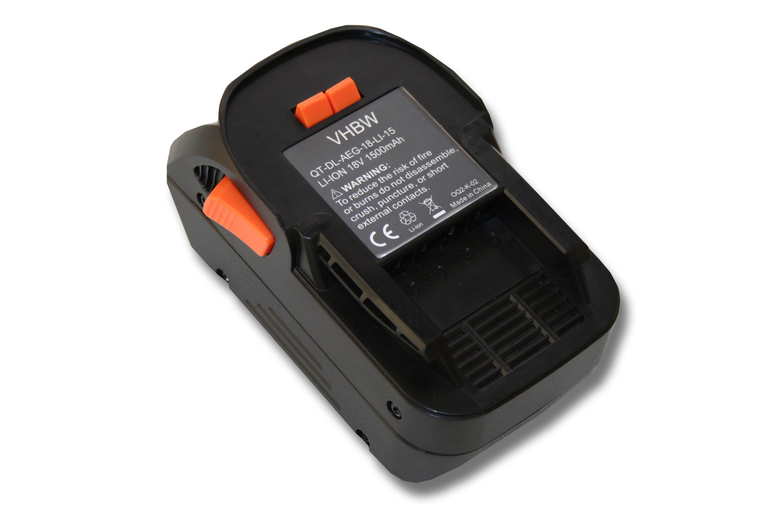Batterie remplace AEG B1814, B1817G, B1814G, B1817, L1815 pour outil électrique - 1500 mAh, 18 V, Li-ion