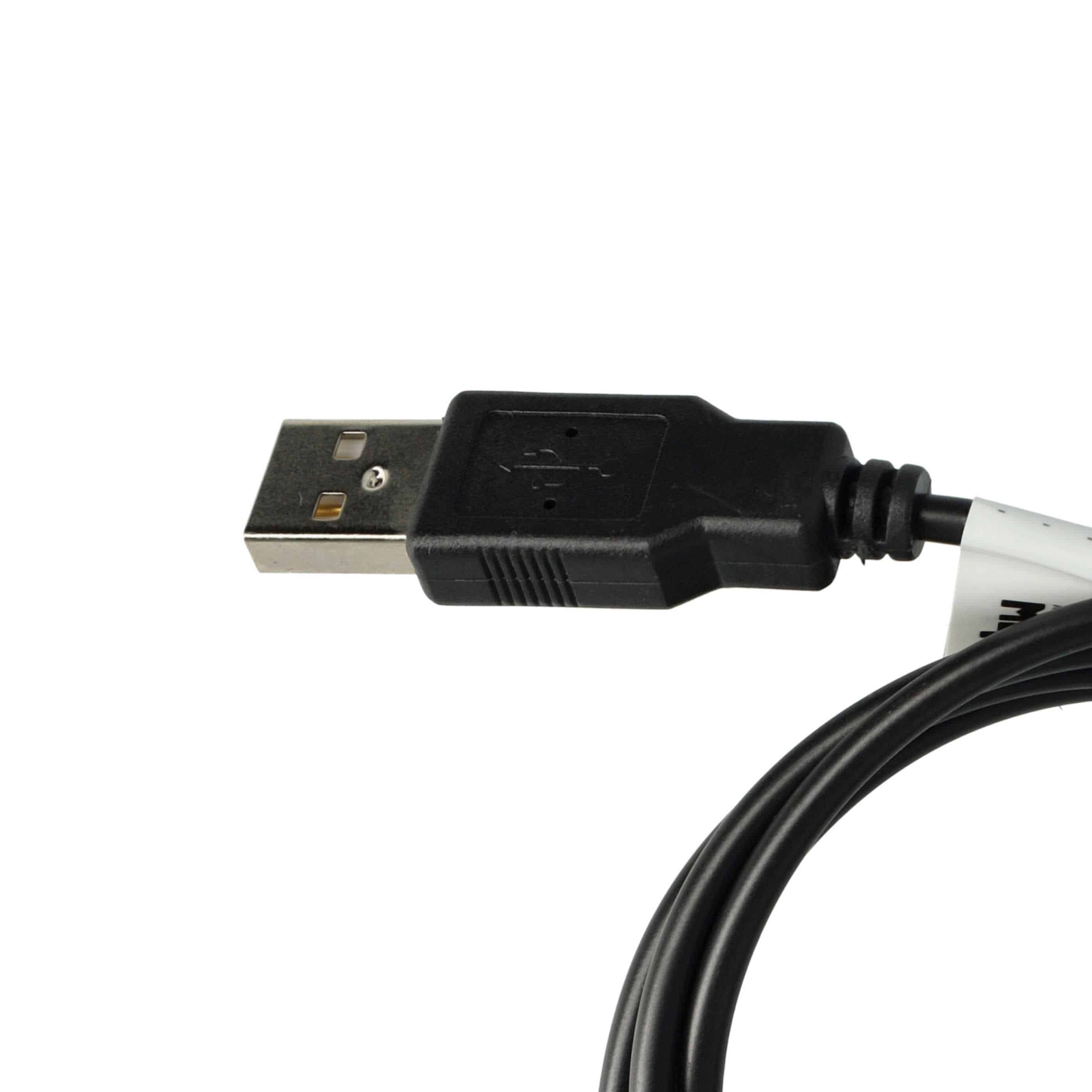 Universal USB Data Cable 2in1 Charger for all Standard GPS Sat-Nav Devices - 100cm Black