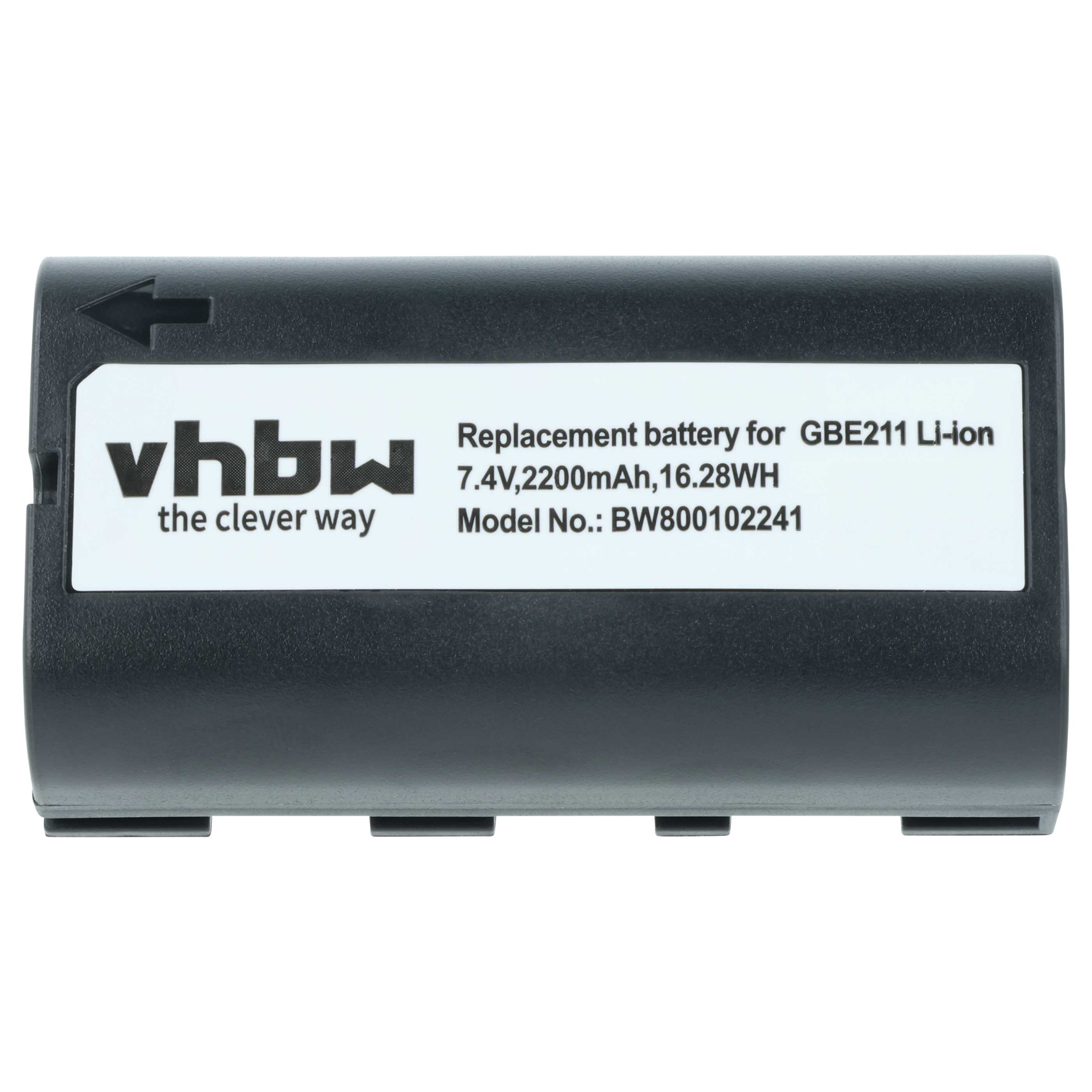 Messtechnik-Akku als Ersatz für Geomax ZBA200, ZBA400 für Leica - 2200mAh 7,4V Li-Ion