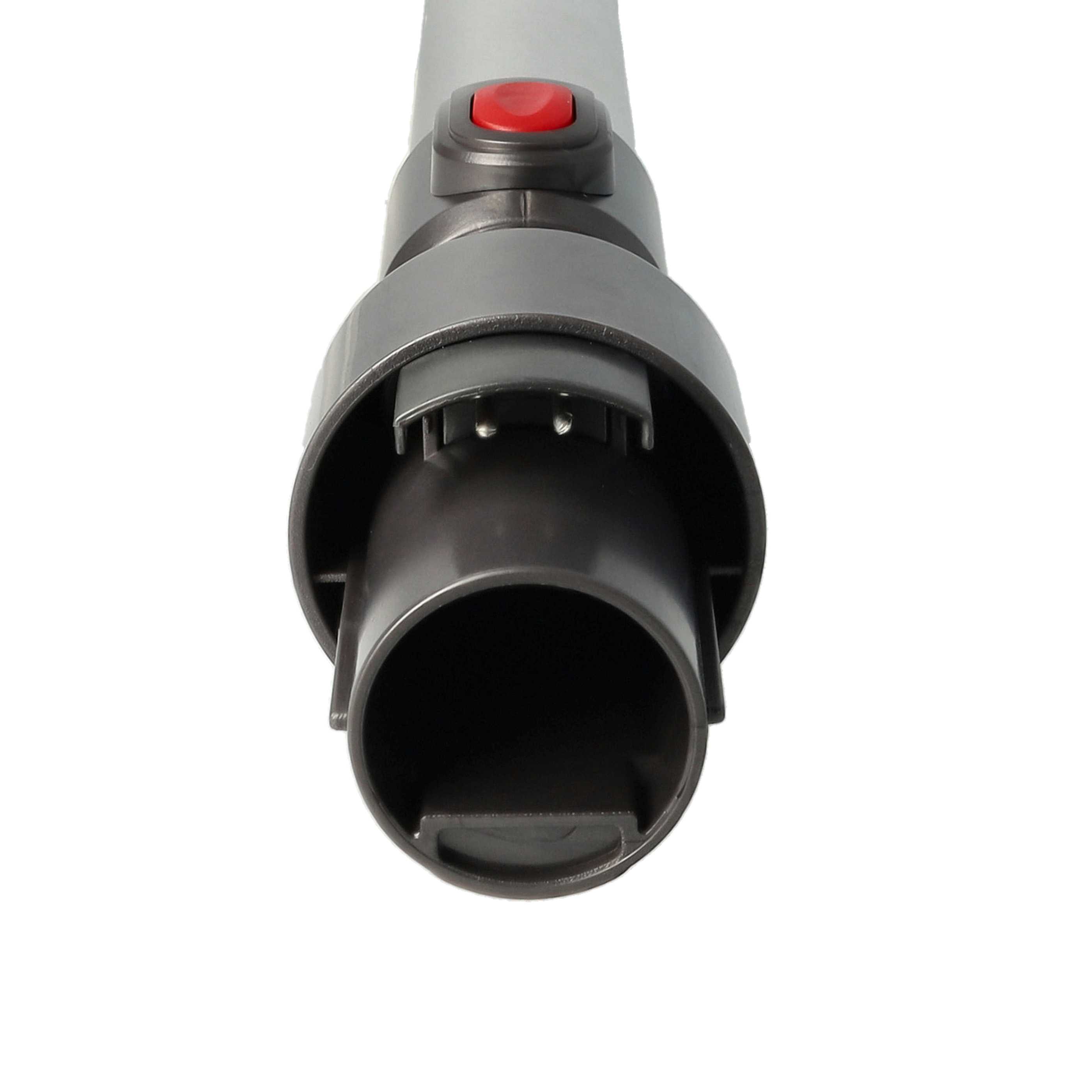 2x Tube suitable for Dyson V10, V11, V15, V7, V8 Vacuum Cleaner - 44.5cm - 66.5cm, silver