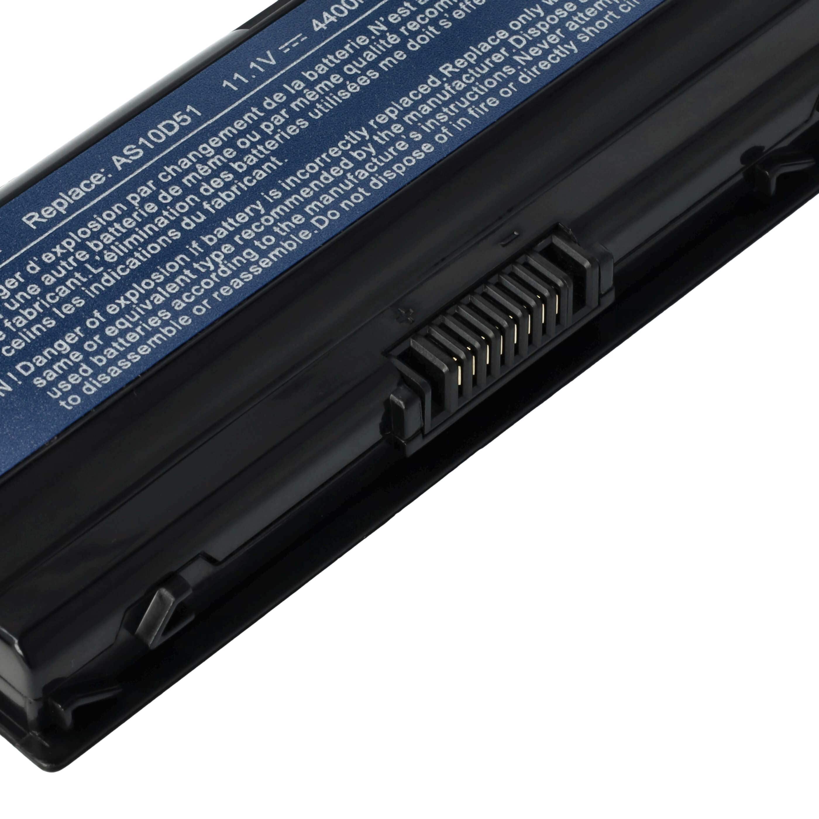 Batterie pour Acer Aspire 7741G, 7750G, V3-771G ordinateur portable - 4400mAh 11,1V Li-ion, noir