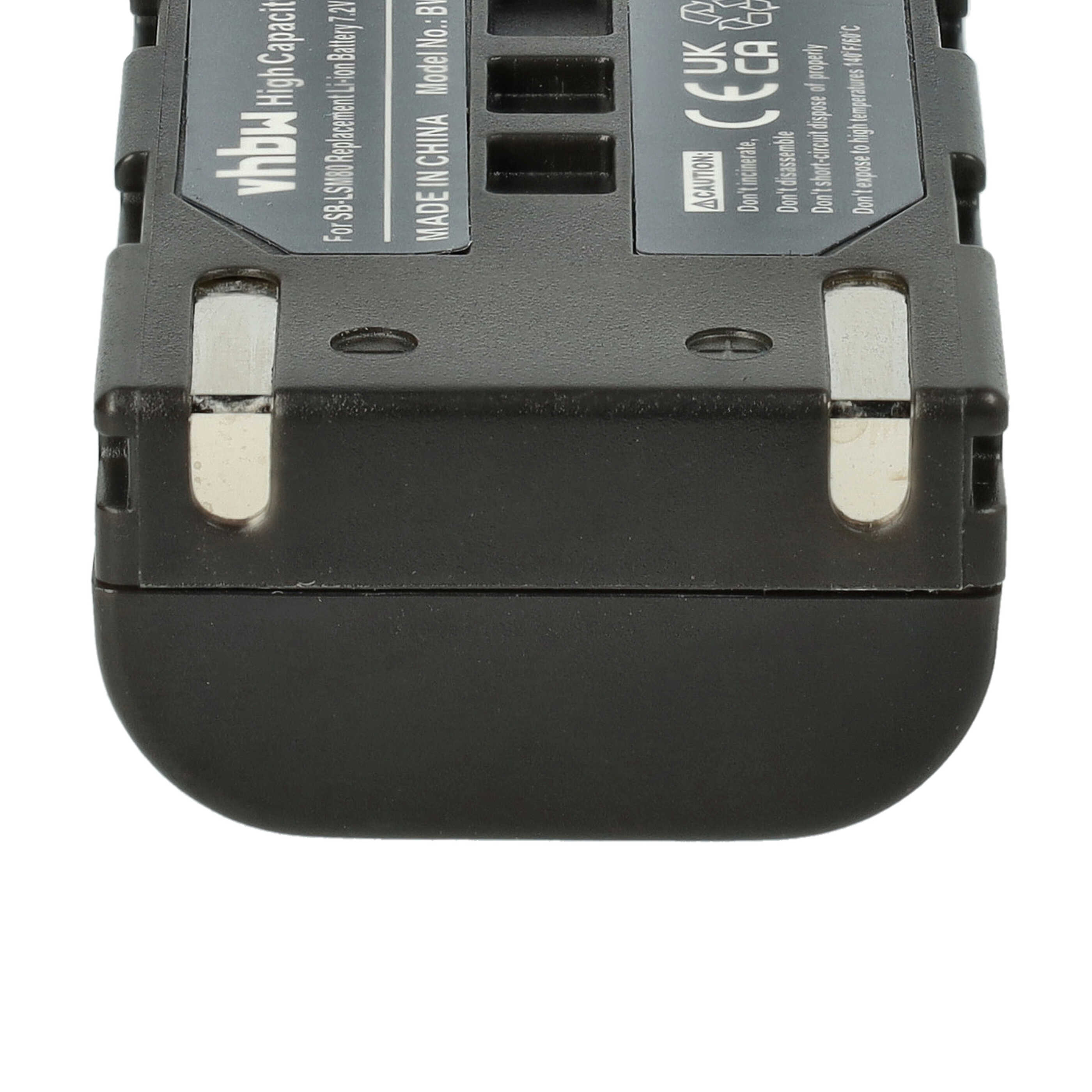 Videocamera 3x Battery replaces Samsung SB-LSM160, SB-LSM320, SB-LSM80 - 600 mAh 7.2 V Li-Ion