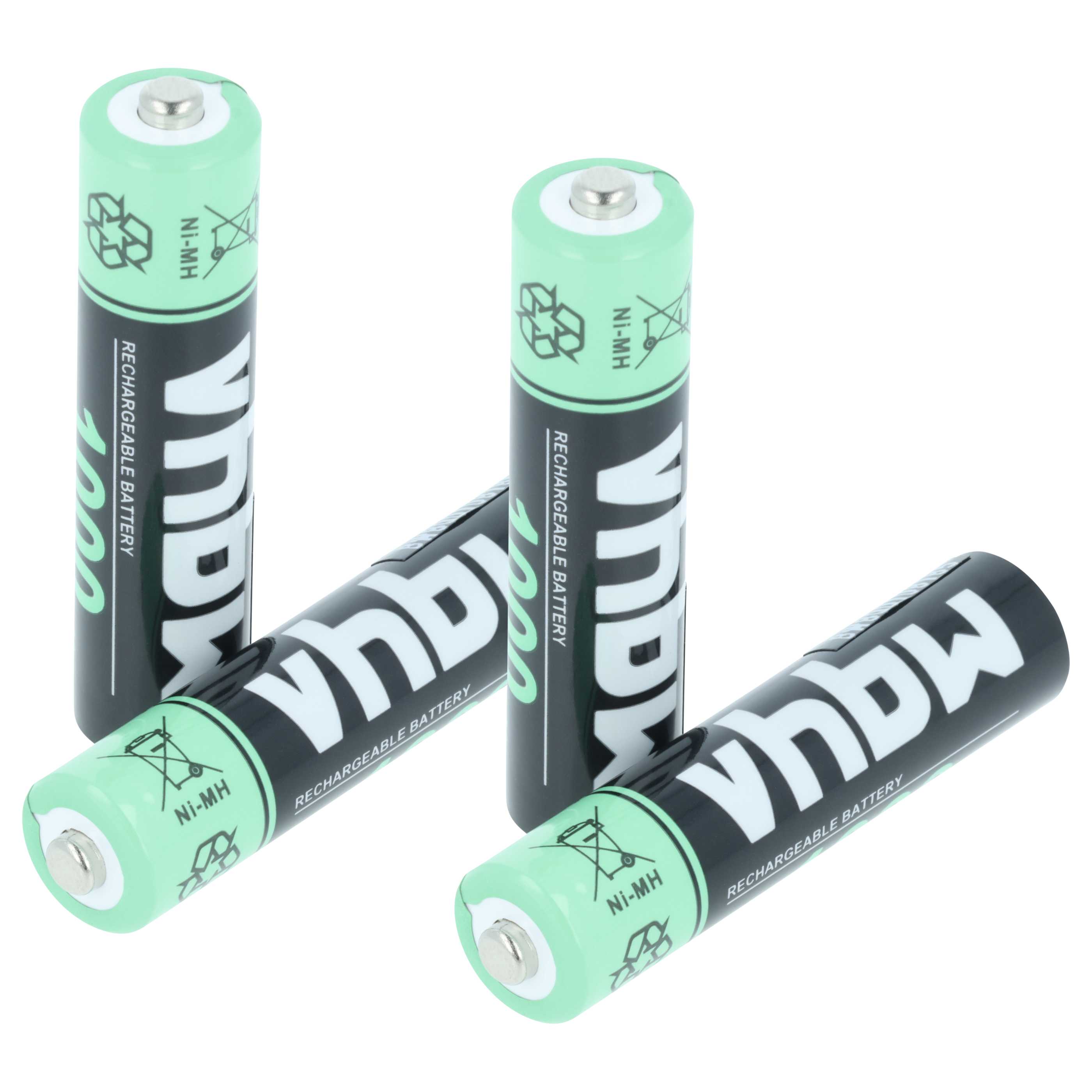 AAA 4x Battery for Philips, Swisscom, Grundig, Sennheiser, Gigaset, NUK, Panasonic, Funkwerk, METZ, Logitech,