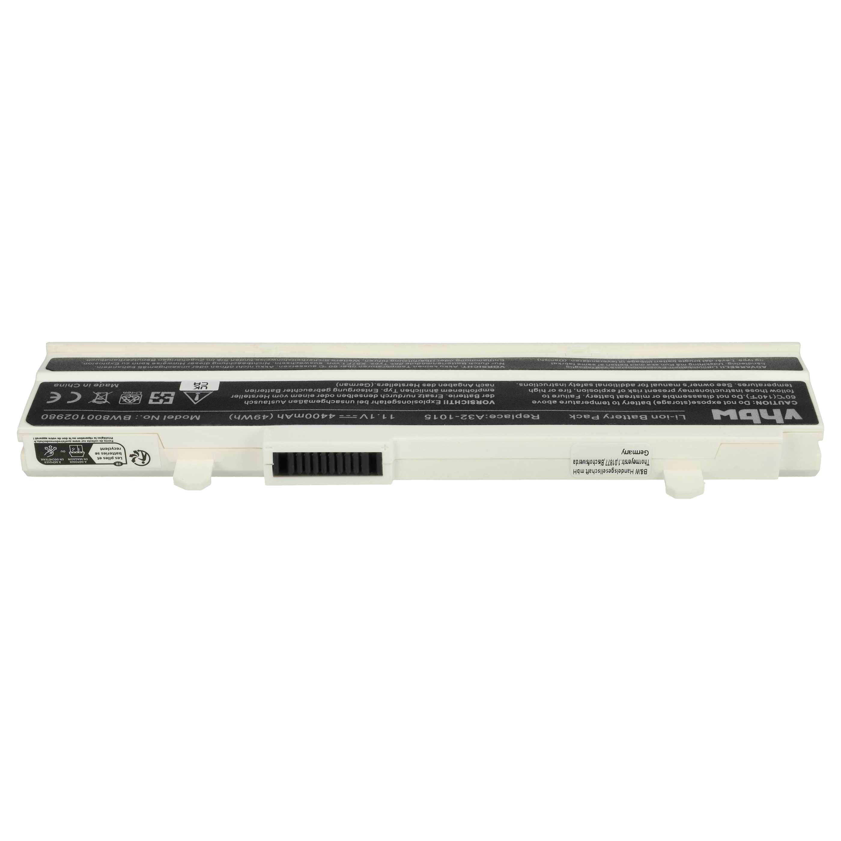 Akumulator do laptopa zamiennik Asus A32-1015, PL32-1015, AL31-1015, A31-1015 - 4400 mAh 11,1 V Li-Ion, biały