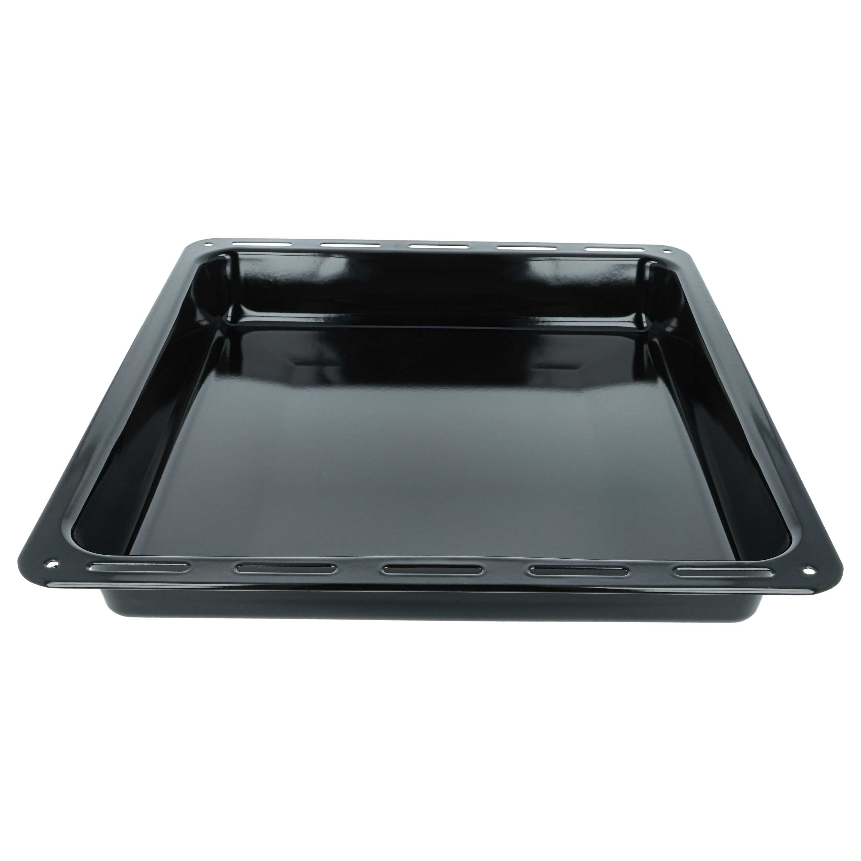 Leccarda universale sostituisce AEG 3423981020 per forni Zanussi - 42,2 x 37,5 x 6 cm, antiaderente nero