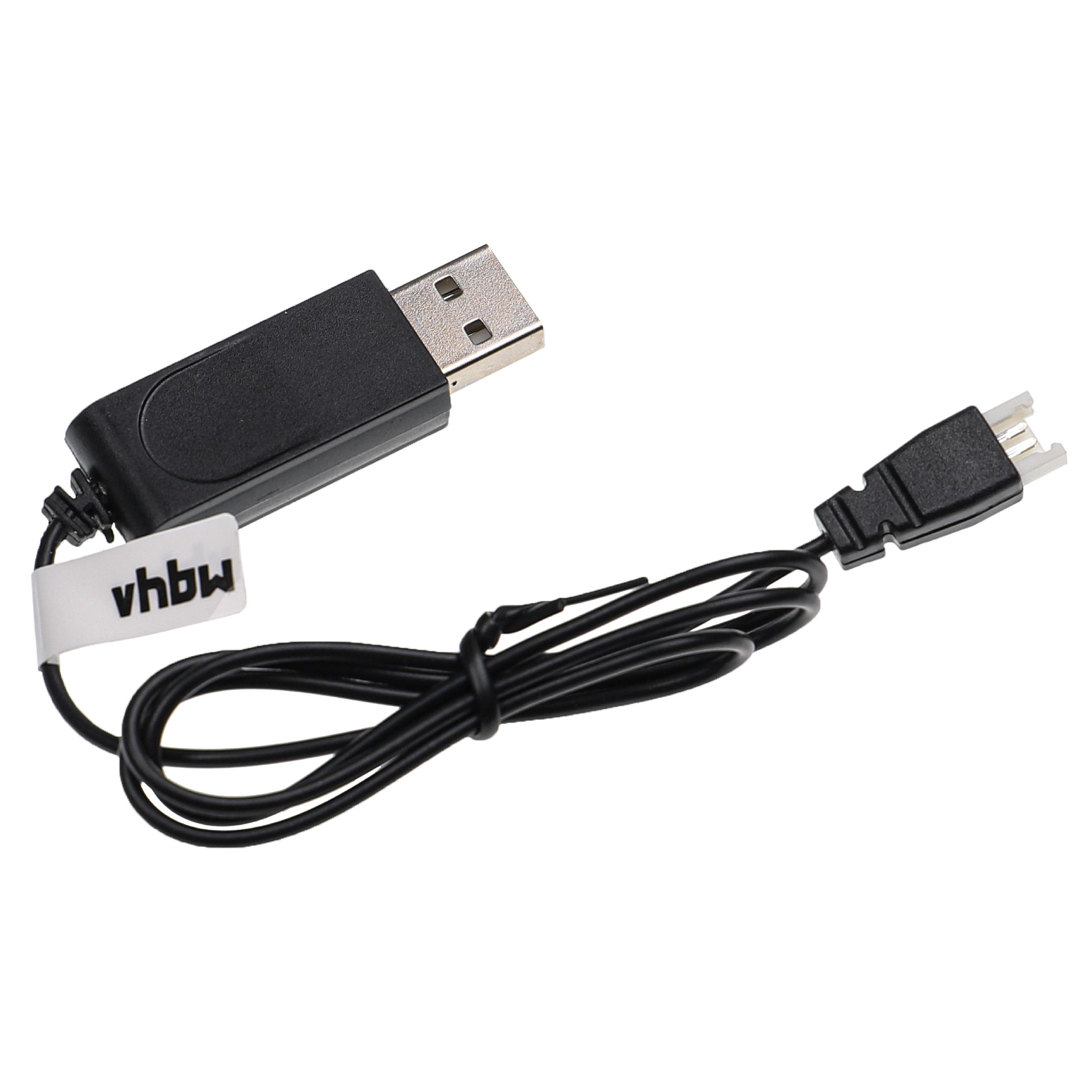 vhbw Câble USB de chargement compatible avec RC Video ONE (503003) Carrera drone, quadcopter - 60 cm câble d