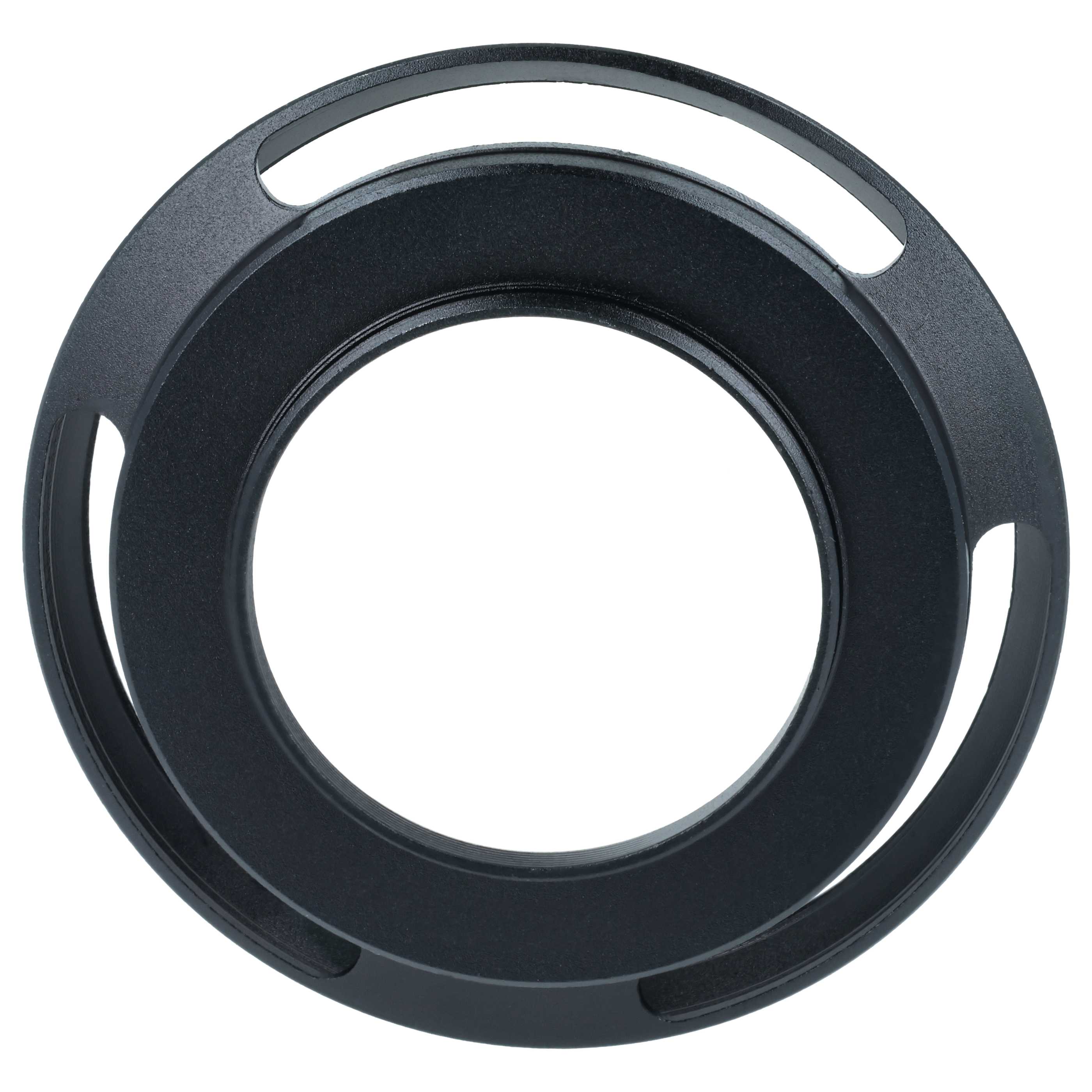 Lens Hood replaces LH-37EP II for Panasonic Lenses with 37 mm Diameter etc., metal, black