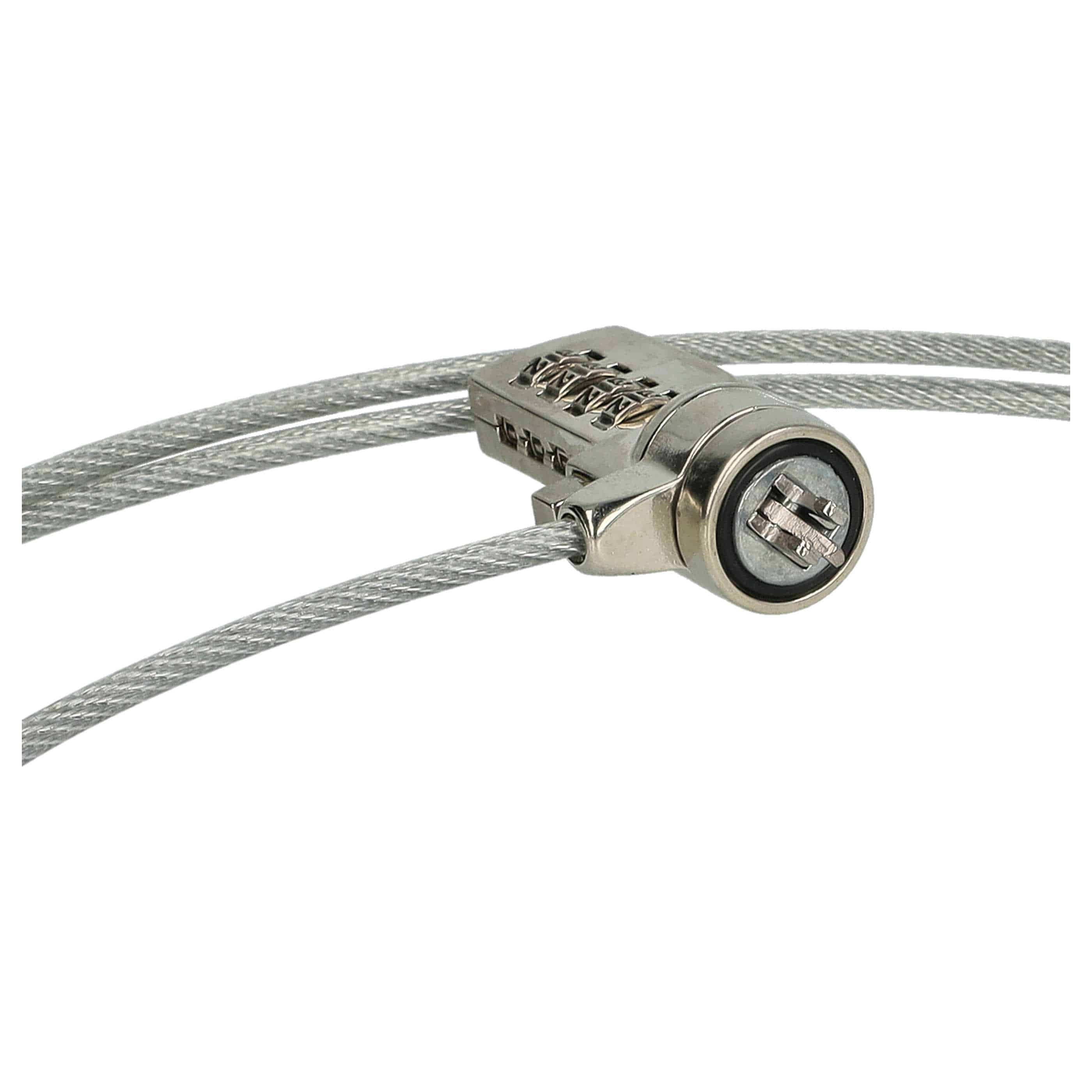 20x Kensington Lock suitable for Laptop, Notebook - Cable Lock with Combination Lock, 1.8 m long