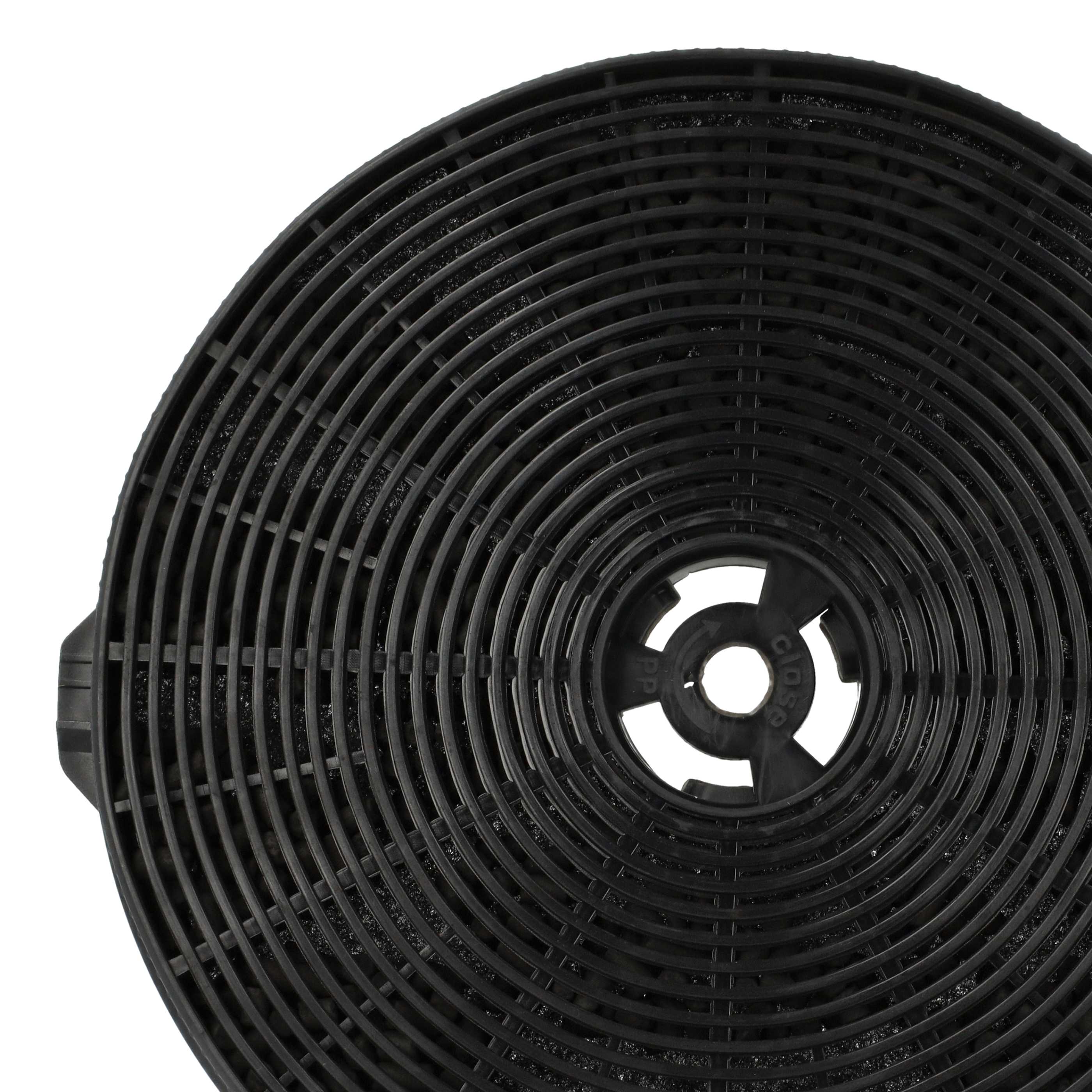 4x Activated Carbon Filter as Replacement for Respekta MIZ1000N for Respekta Hob - 17.5 cm