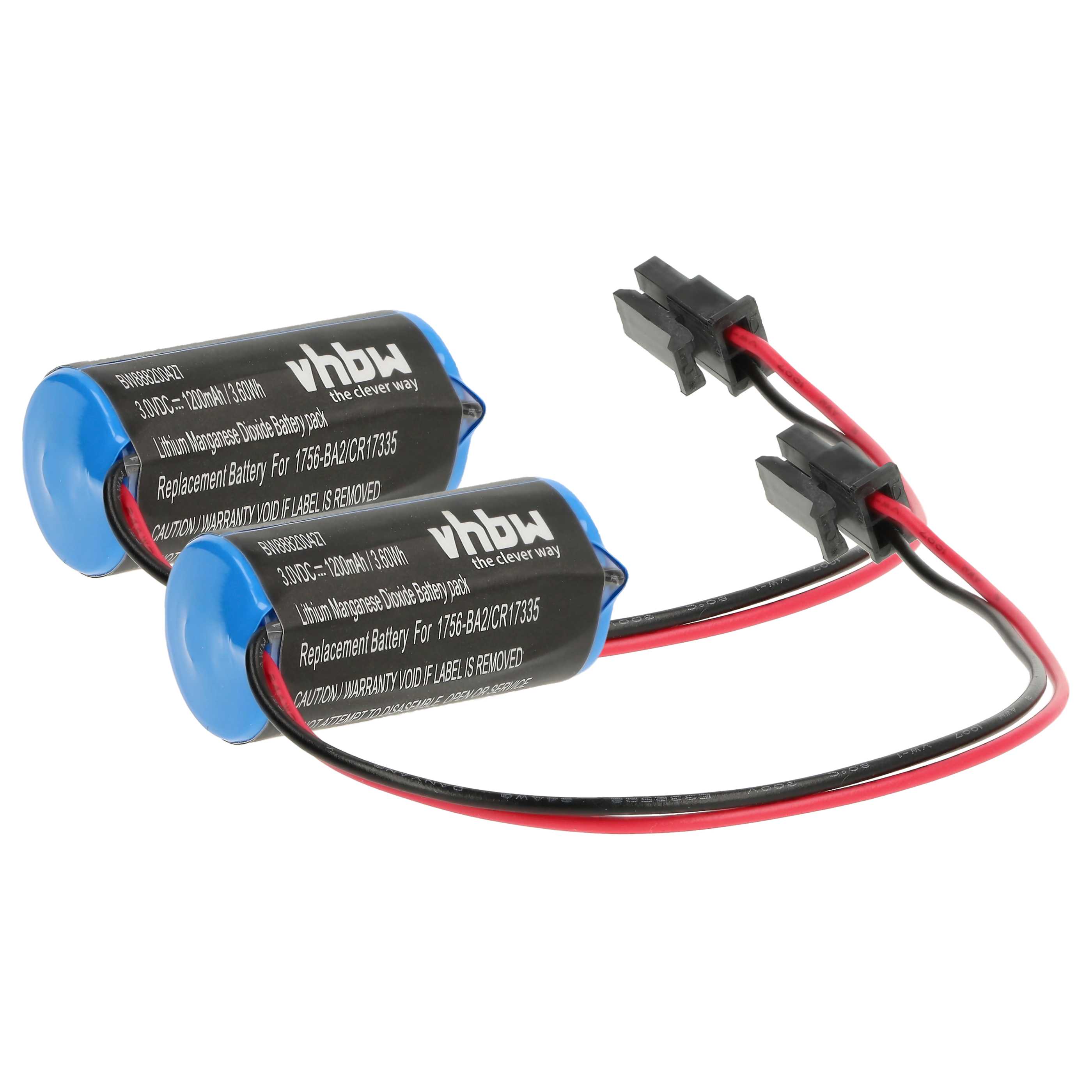 Industrial Controller 2x Battery for Allen Bradley - 1200mAh 3V Li-MnO2