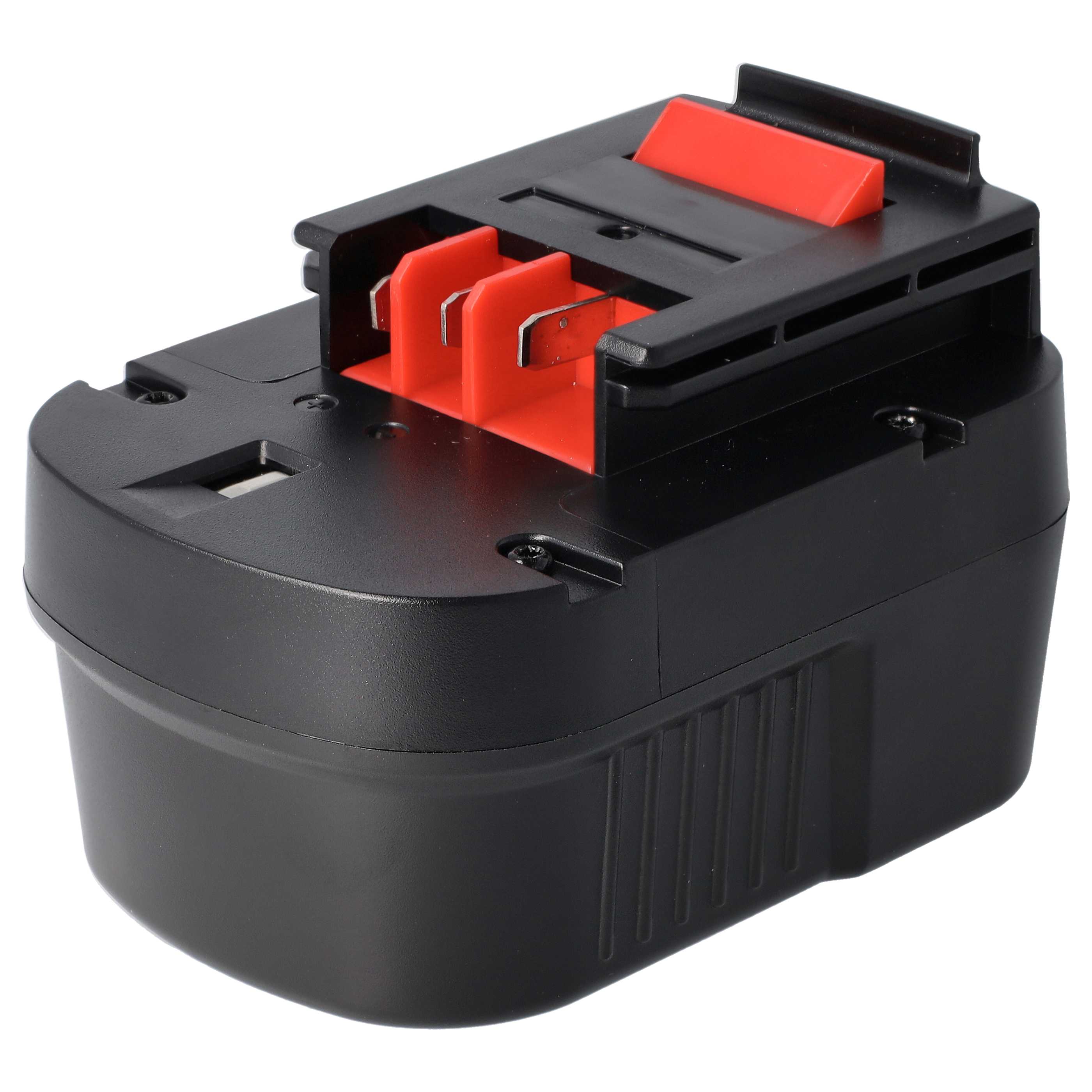 Electric Power Tool Battery Replaces Black & Decker A12, A12, A12-XJ, A12EX, A12EX - 1500 mAh, 12 V, NiMH