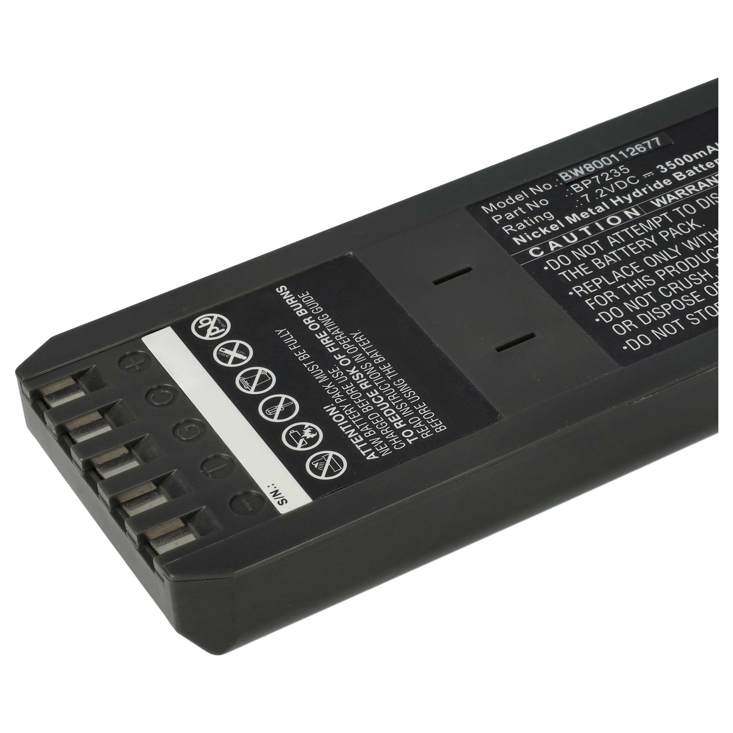 Messtechnik-Akku als Ersatz für Fluke BP7235, 668225, 116-066 für Fluke - 3500mAh 7,2V NiMH