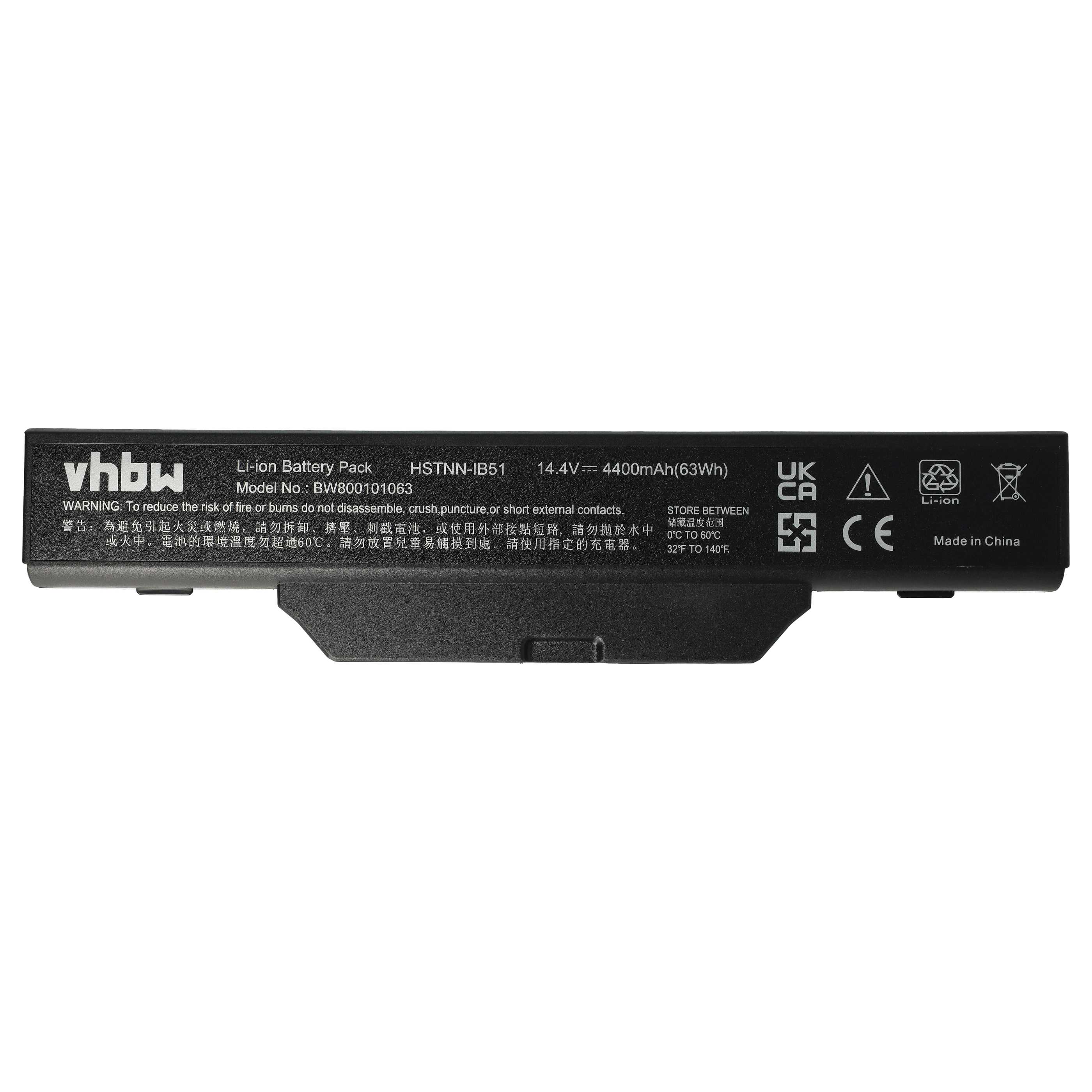 Akumulator do laptopa zamiennik HP Compaq 451085-141, 451086-001, 451085-661 - 4400 mAh 14,4 V Li-Ion, czarny