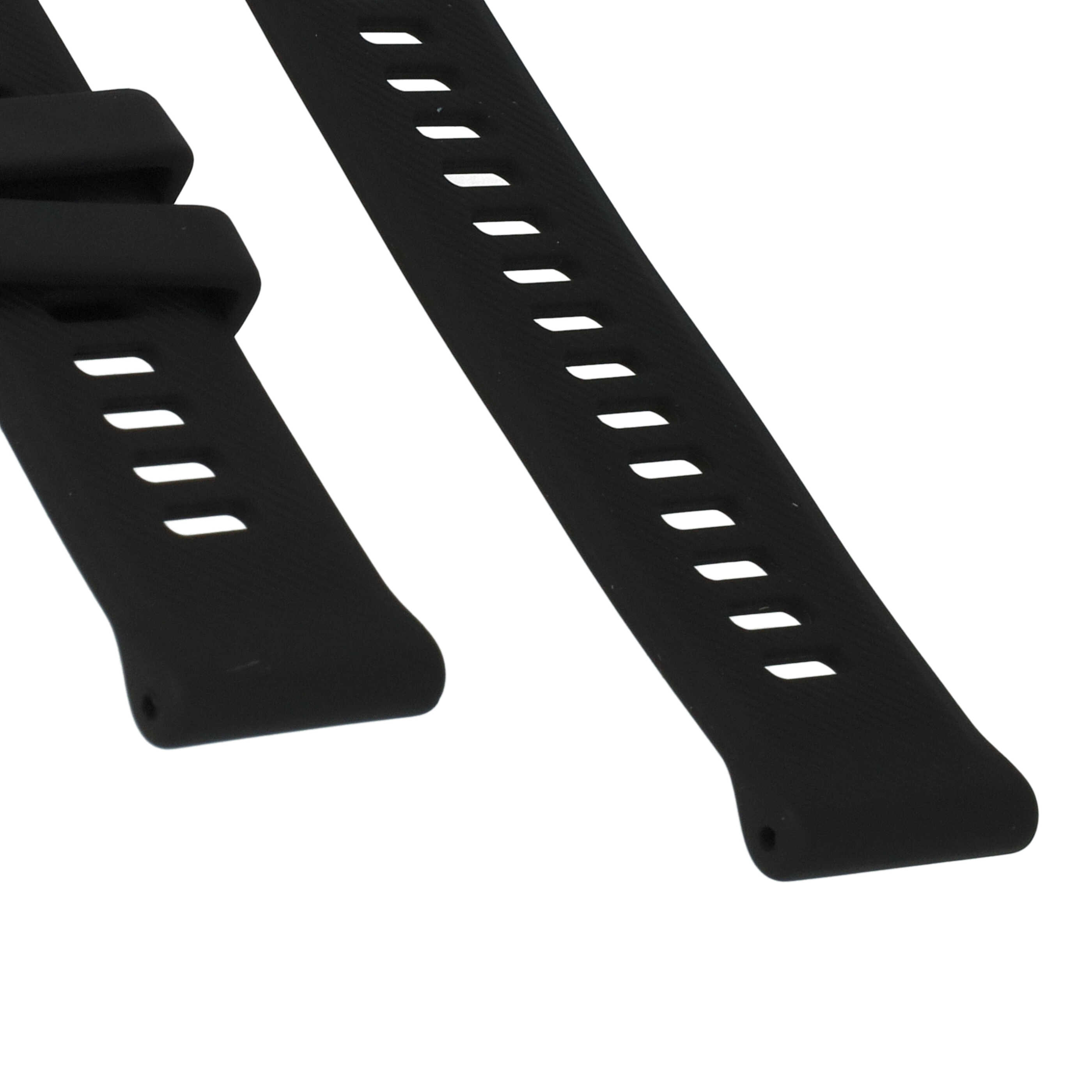 Armband für Garmin Forerunner Smartwatch - 9 + 12,2 cm lang, 22mm breit, Silikon, schwarz