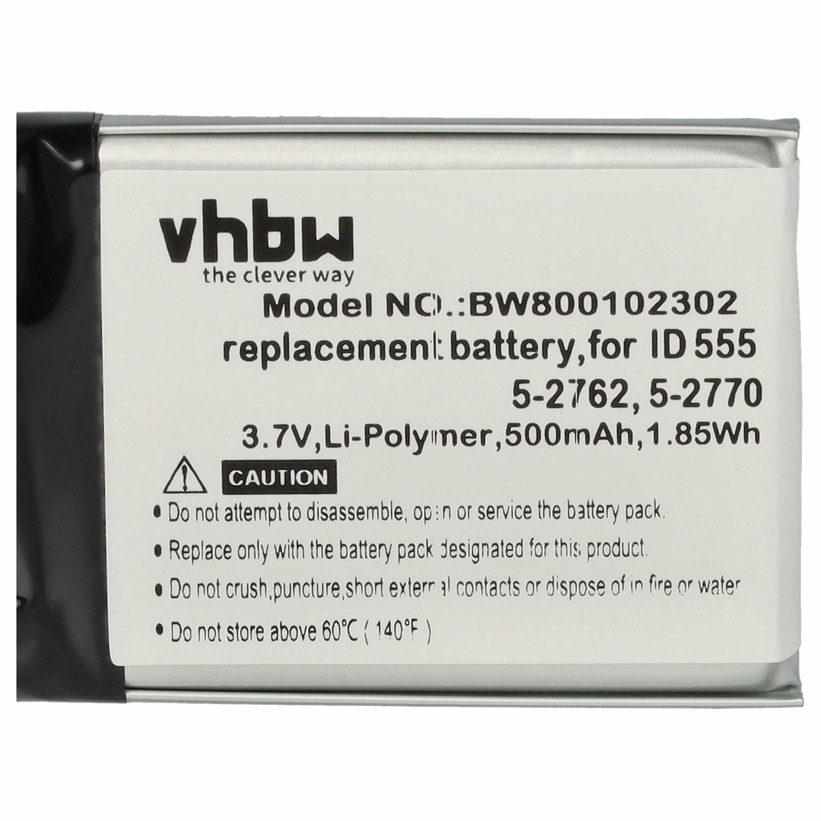Batterie remplace Grundig SL-422943 pour téléphone Philips - 500mAh 3,7V Li-ion