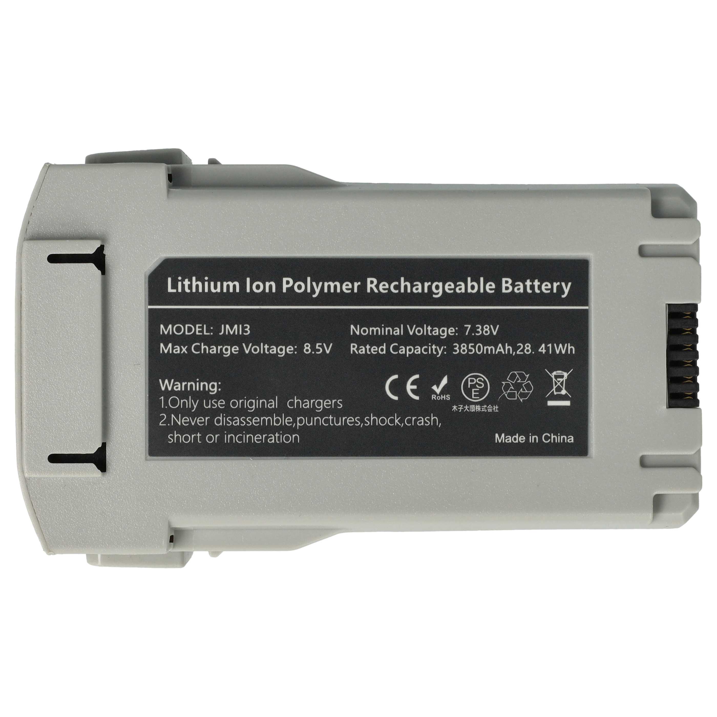 2x Batteries remplace DJI BWX140-2590-7.32, BWX162-2453-7.38 pour drone DJI- 3850mAh 7,4V Li-polymère