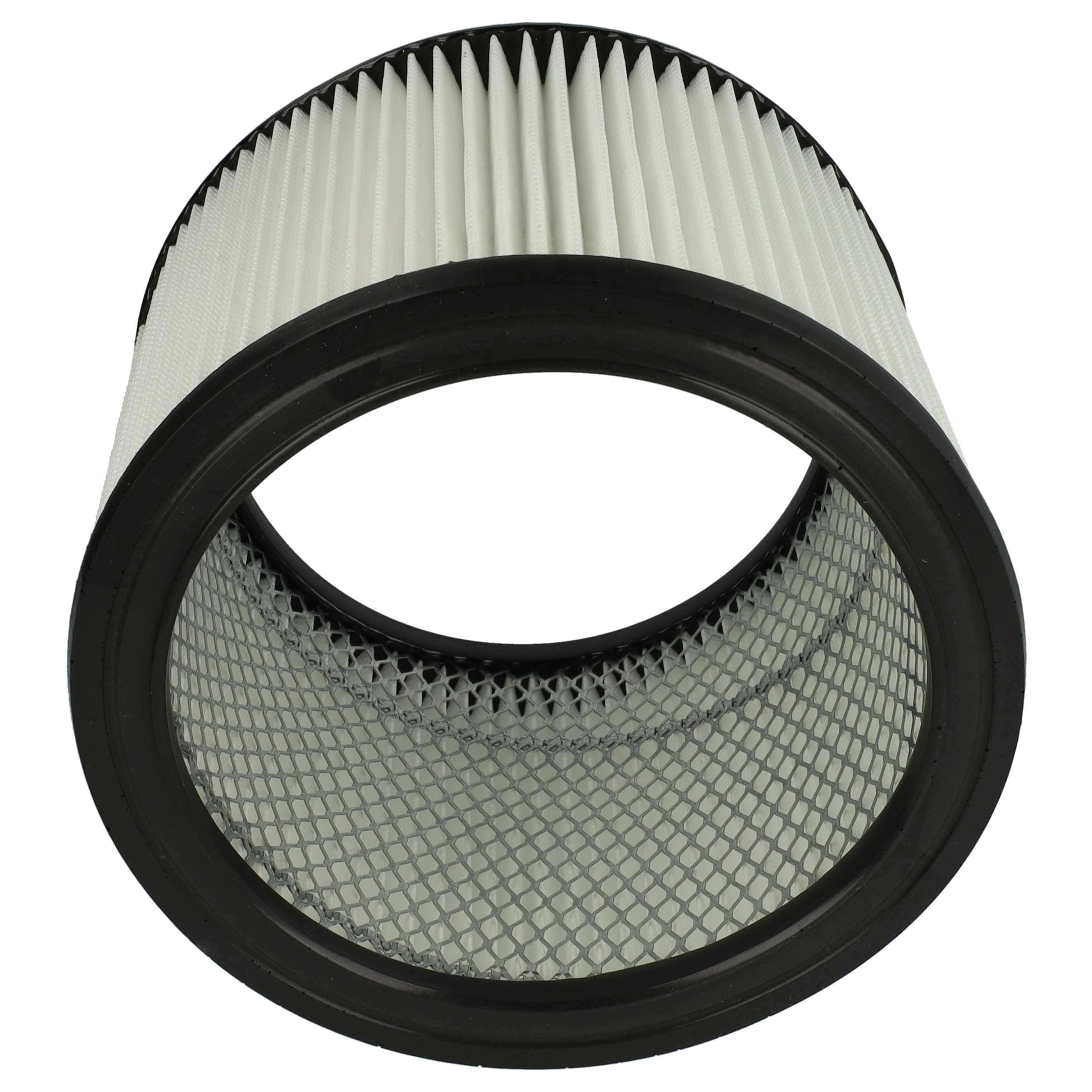 4x Filtercartridge filter / round filter replaces Masko 13297 for Masko Vacuum Cleaner, black / white