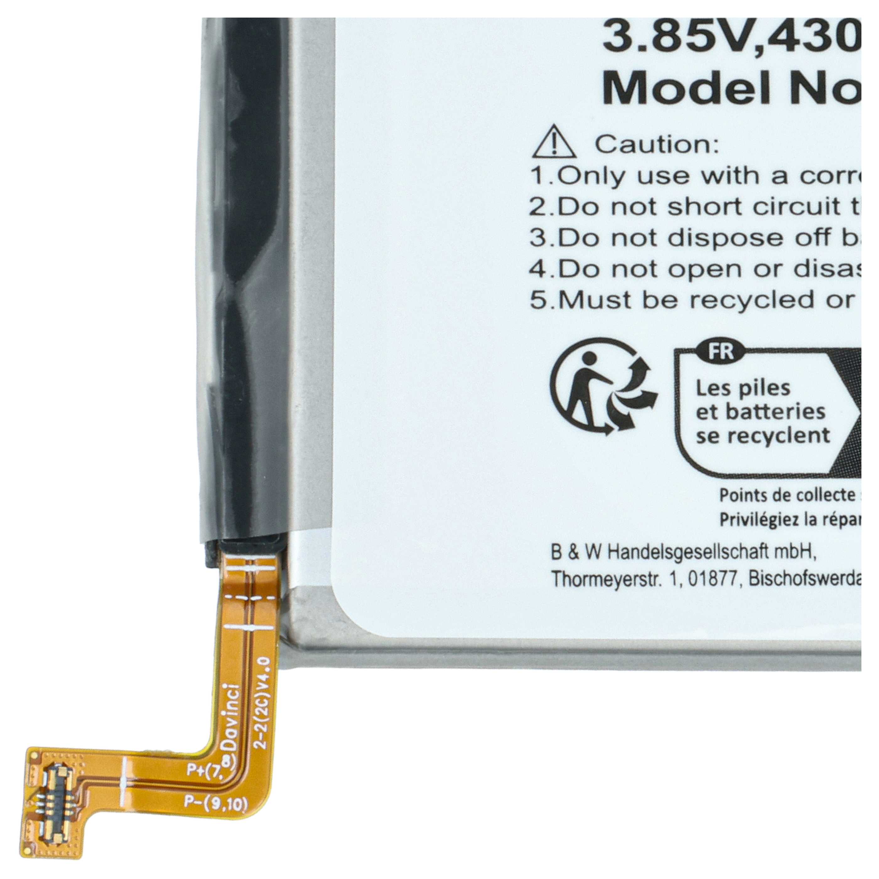 Akumulator do telefonu smartfona zamiennik Samsung EB-BN972ABU, EB-BN972ABUL - 4300 mAh 3,85 V LiPo