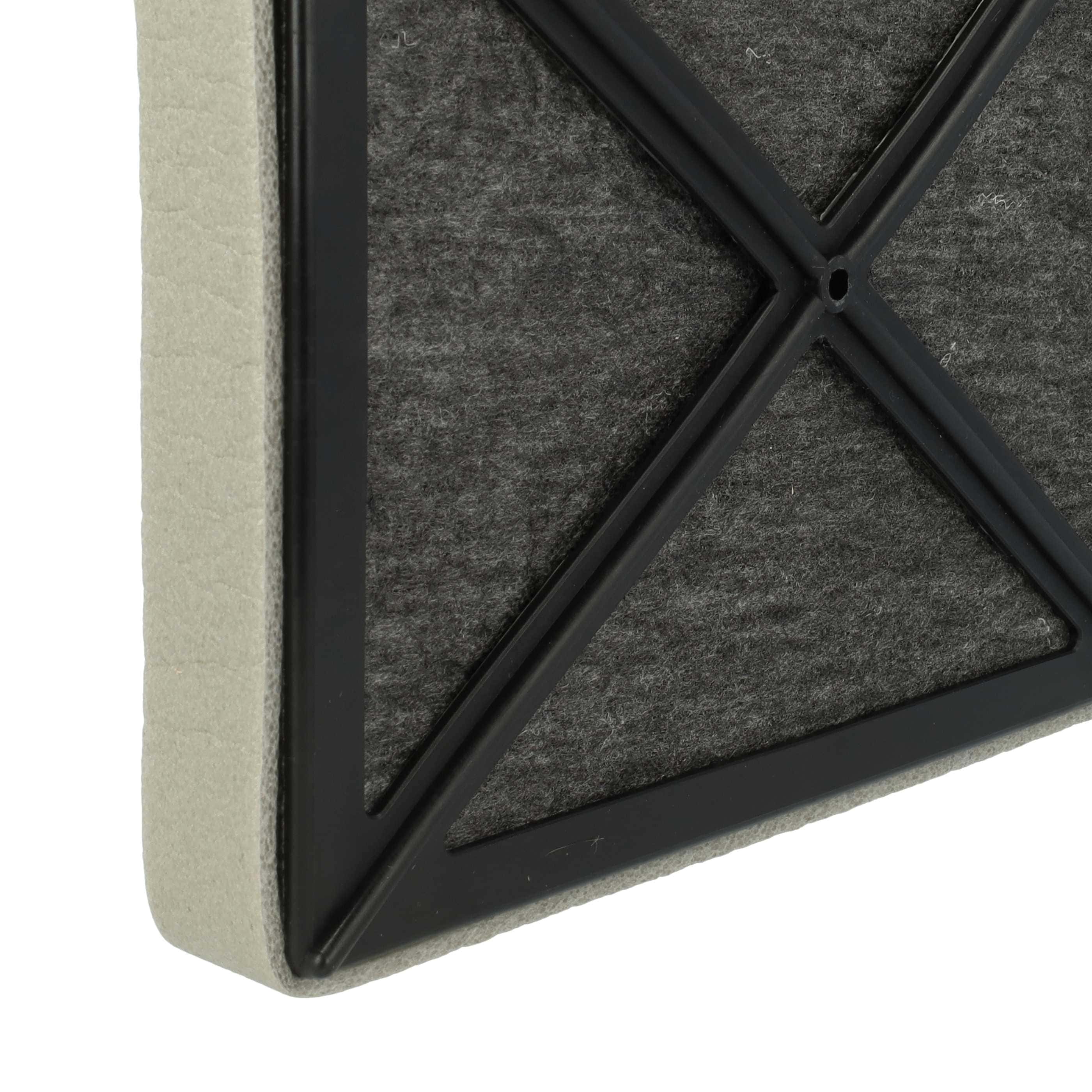 4x Filtres à charbon actif remplace Miele 3174713, 3174714, 3174715, 8103795, DKF2 pour hotte Miele