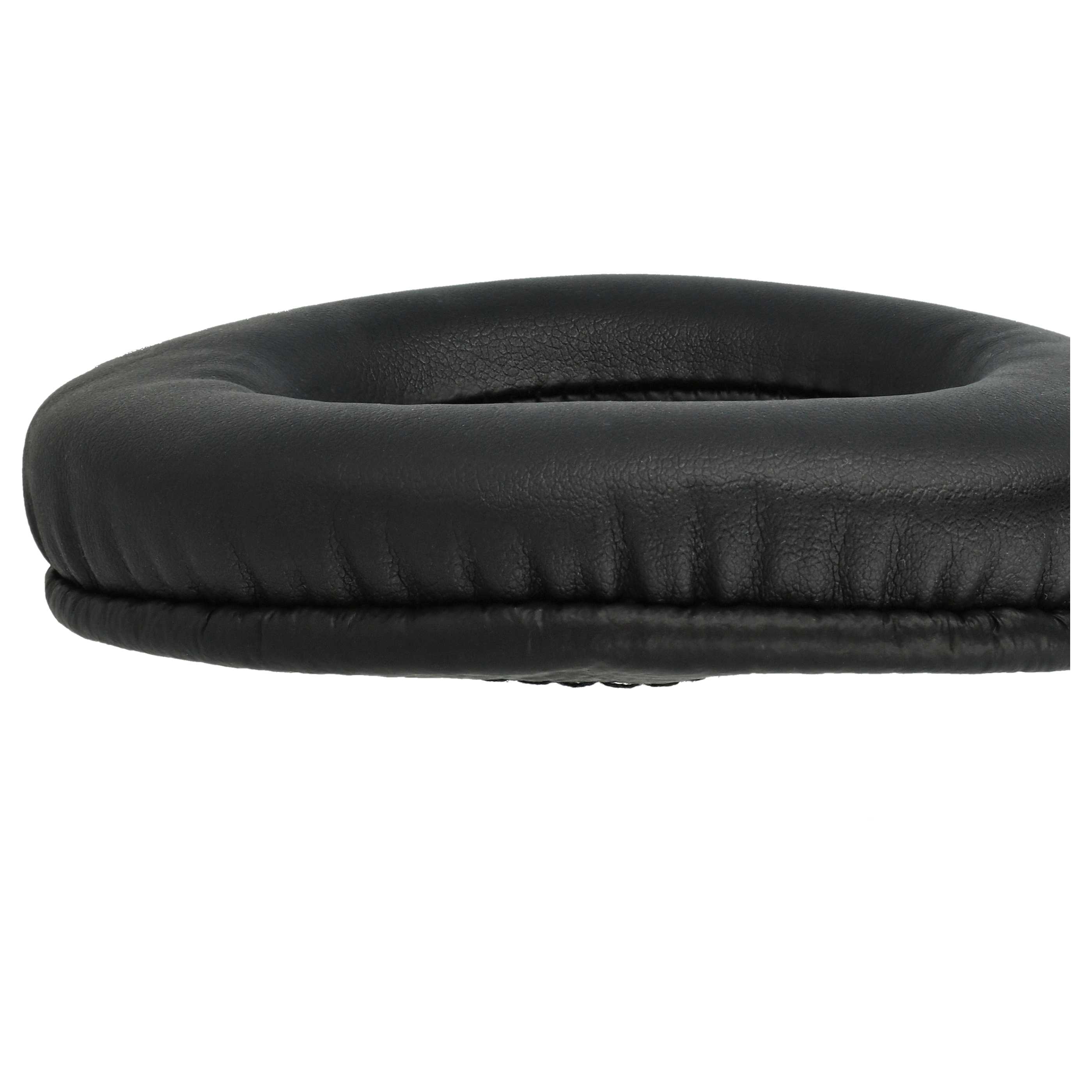 2x Ear Pads suitable for Sony MDR Headphones etc. - foam / synthetic leather, 9 cm External Diameter