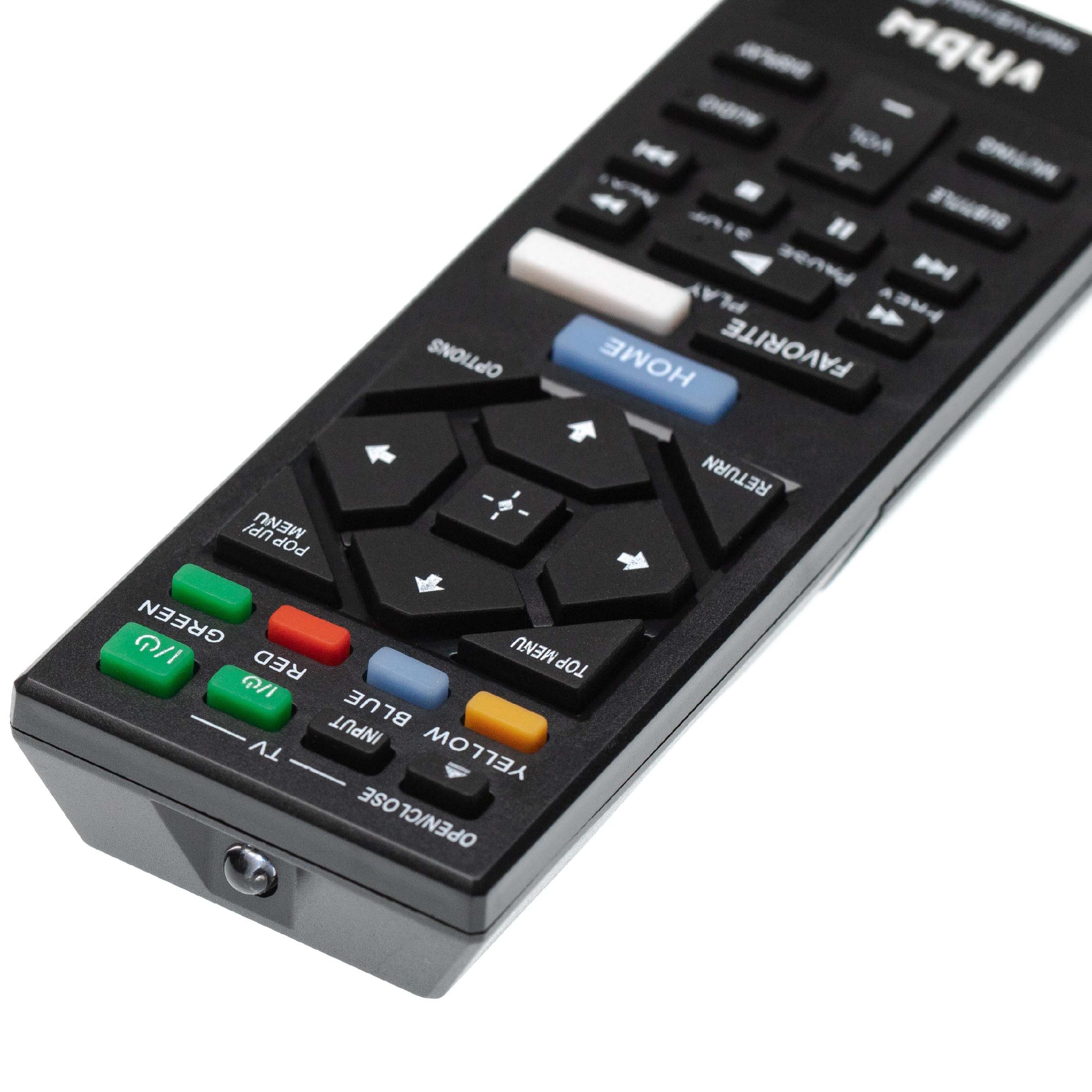 Remote Control replaces Sony RMT-VB100U for Sony Blu-Ray Disc Player