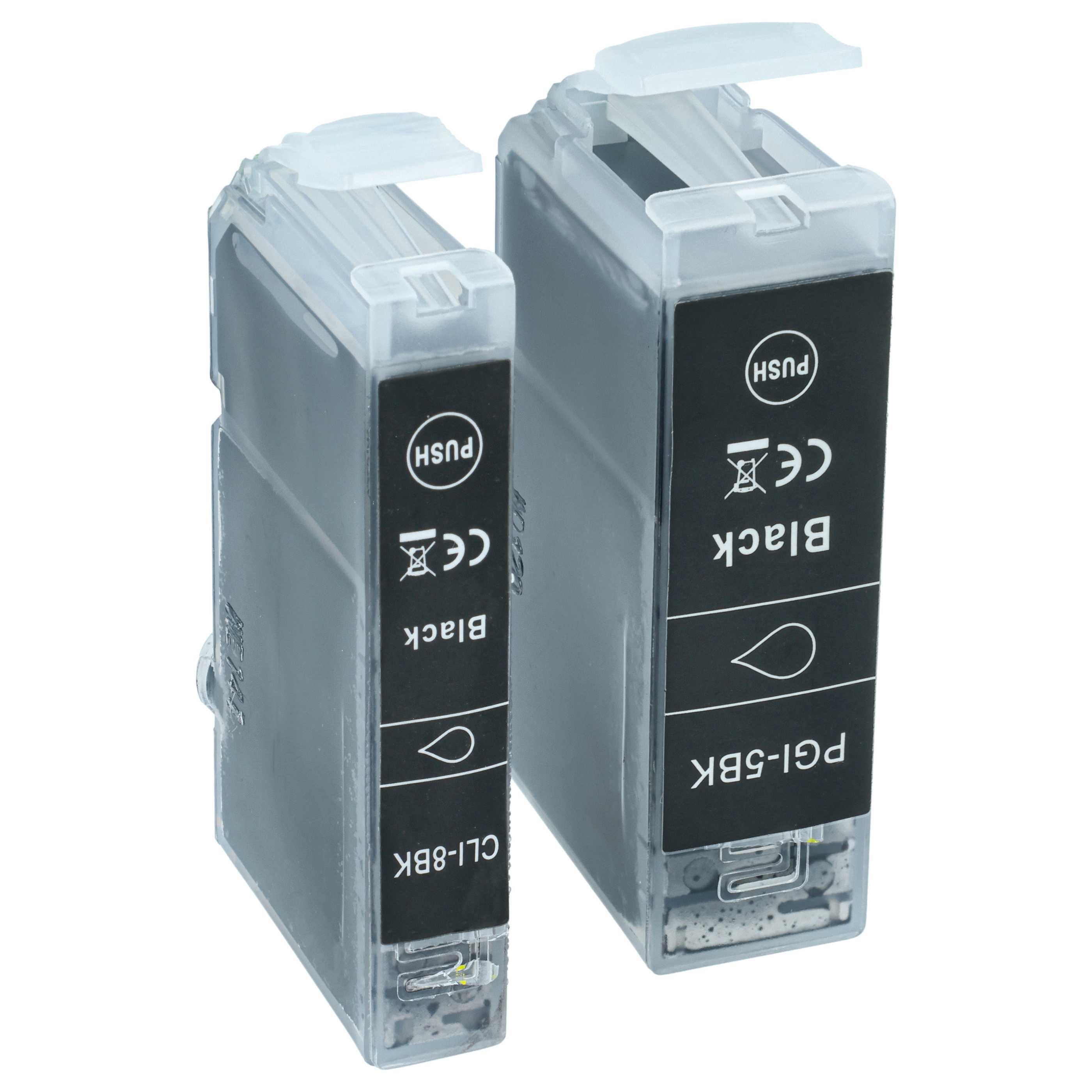 10x Ink Cartridges replaces Canon CLI-8M, CLI-8C, CLI-8BK, CLI-8Y IP3300 Printer - B/C/M/Y + photo black