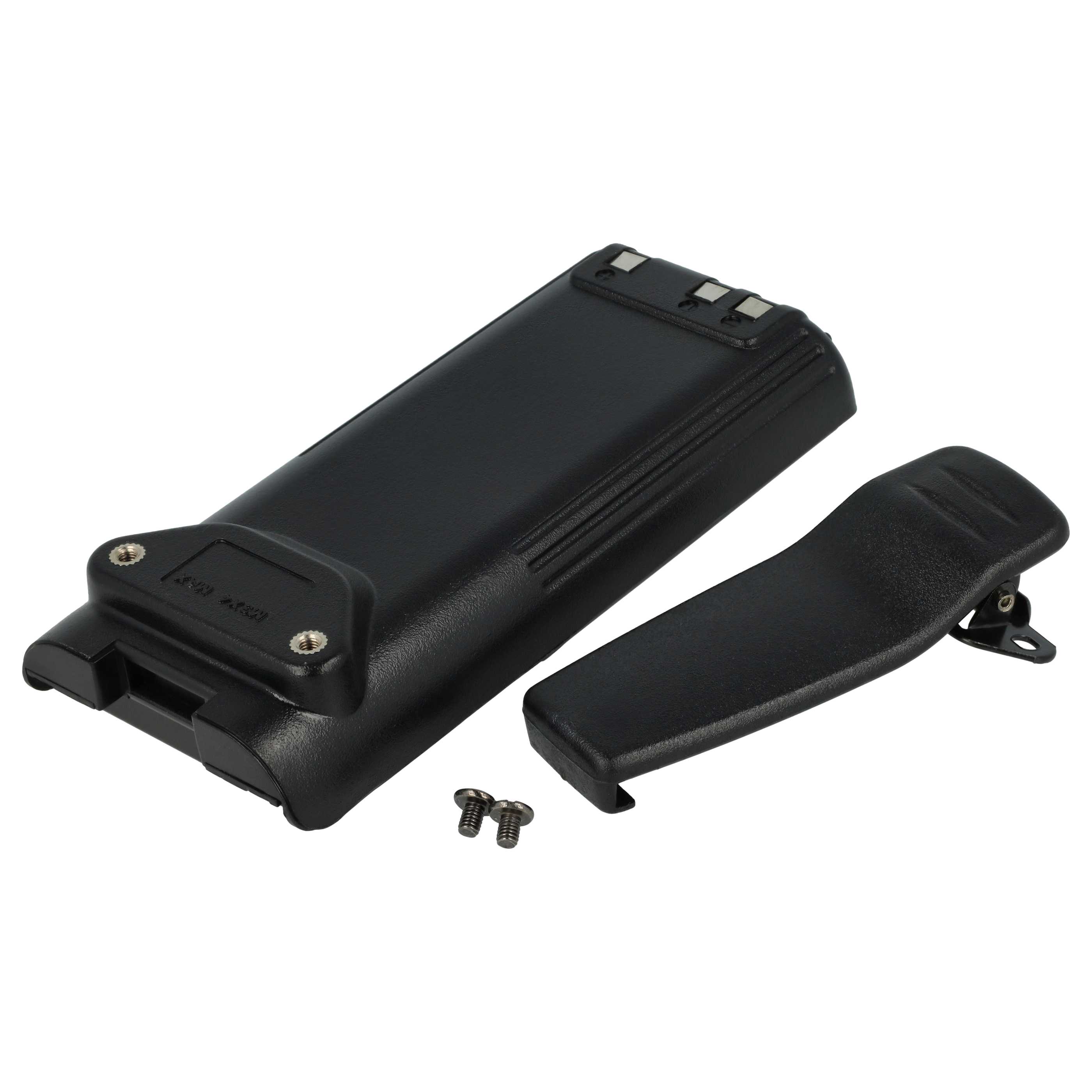 Radio 2x Battery replaces BP-209, BP-211, BP-210N, BP-209N, BP-210, BP-211N - 2300 mAh 7.2 V NiMH + Belt Clip