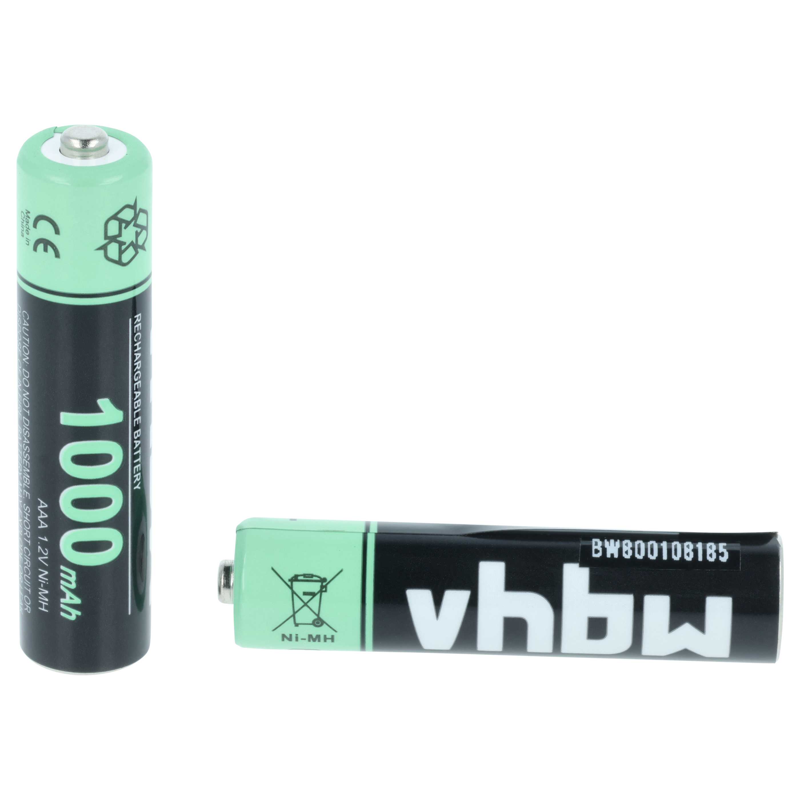 2x Batteria per diversi dispositivi Philips, Swisscom, Grundig, Sennheiser, Gigaset, NUK, Panasonic, Funkwerk,