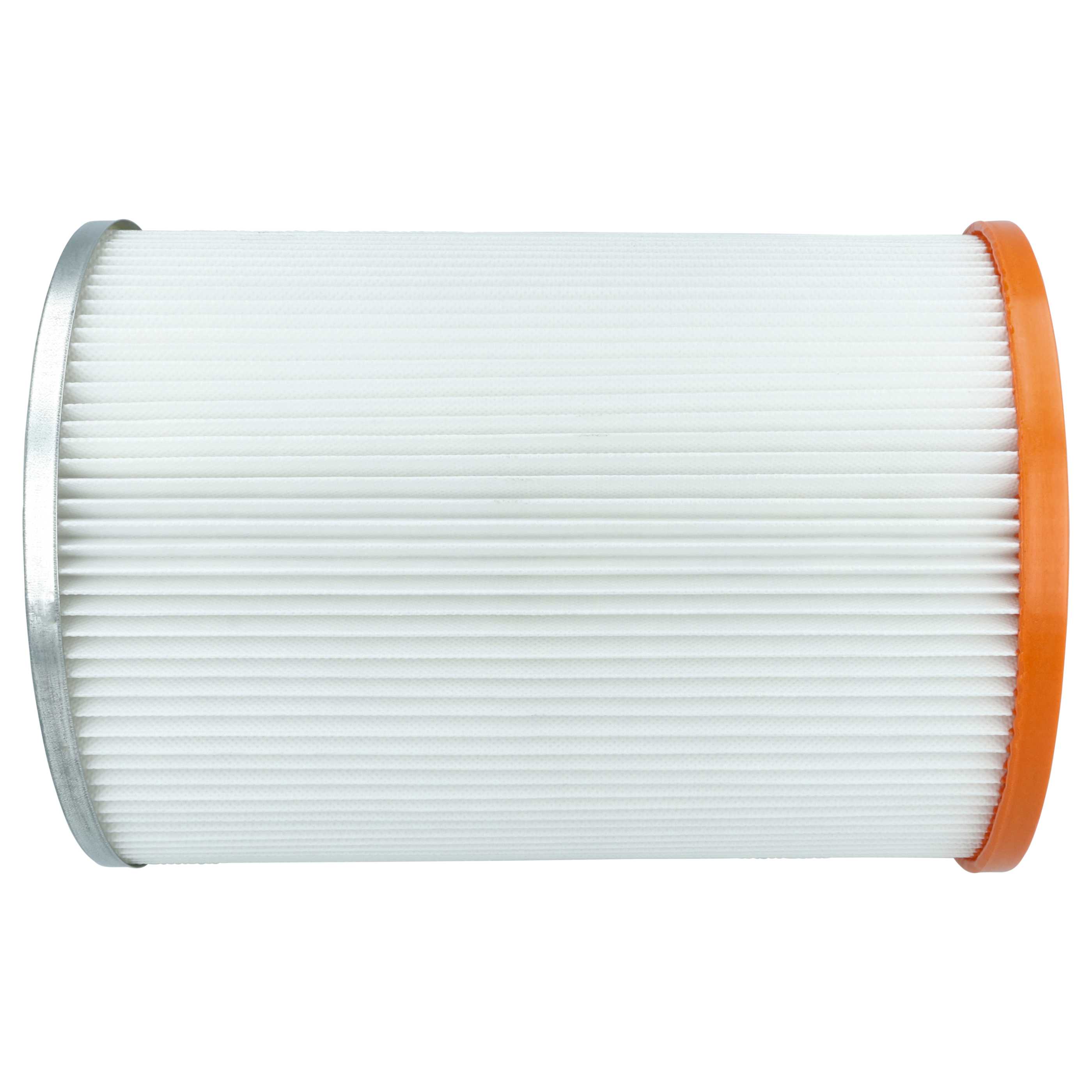 3x Filtercartridge filter replaces Nilfisk R 637/1 for WAP Vacuum Cleaner, orange / white