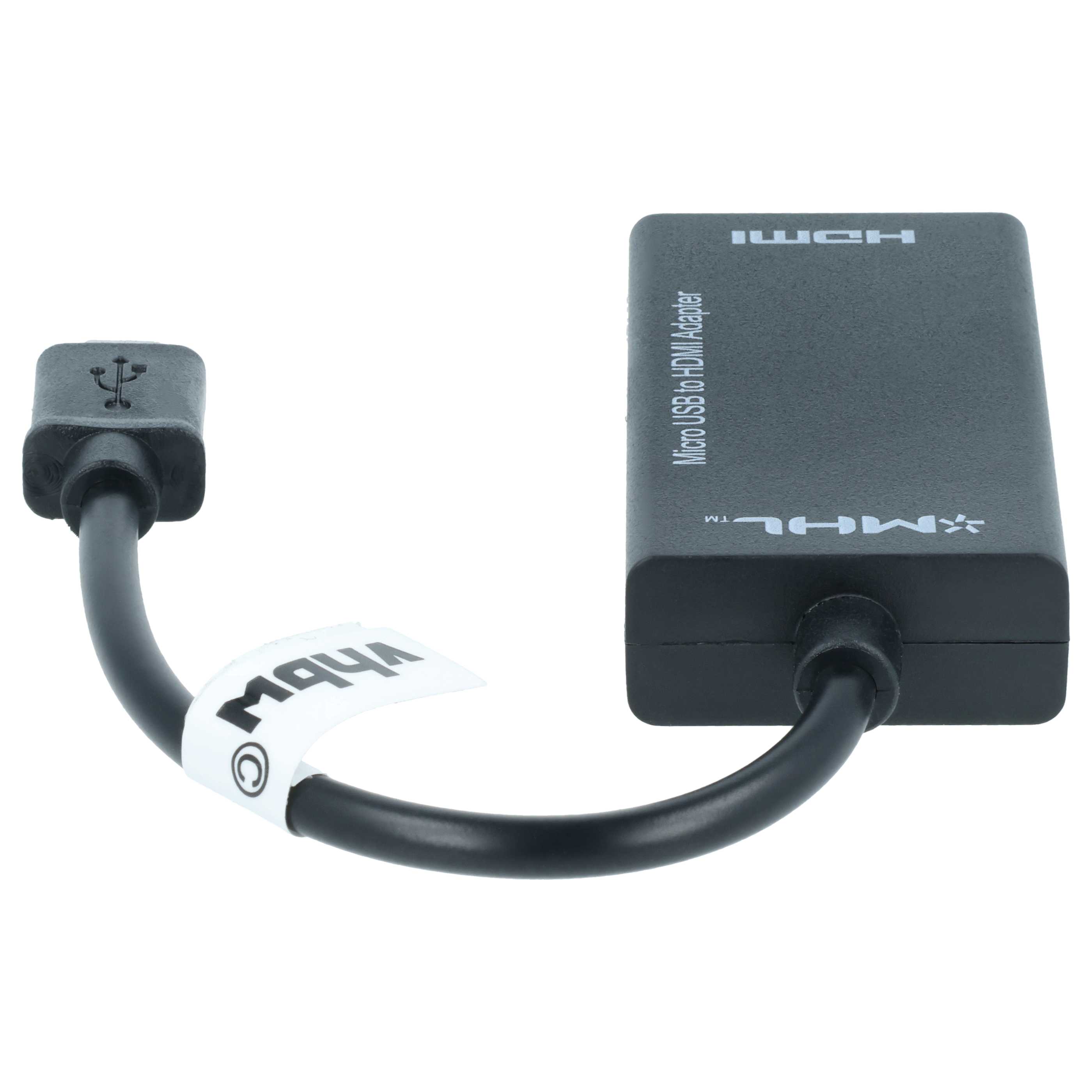 Adaptateur MHL remplace HTC AC M490 pour smartphone et tablette Sony-Ericsson - Micro-USB vers HDMI, 18cm