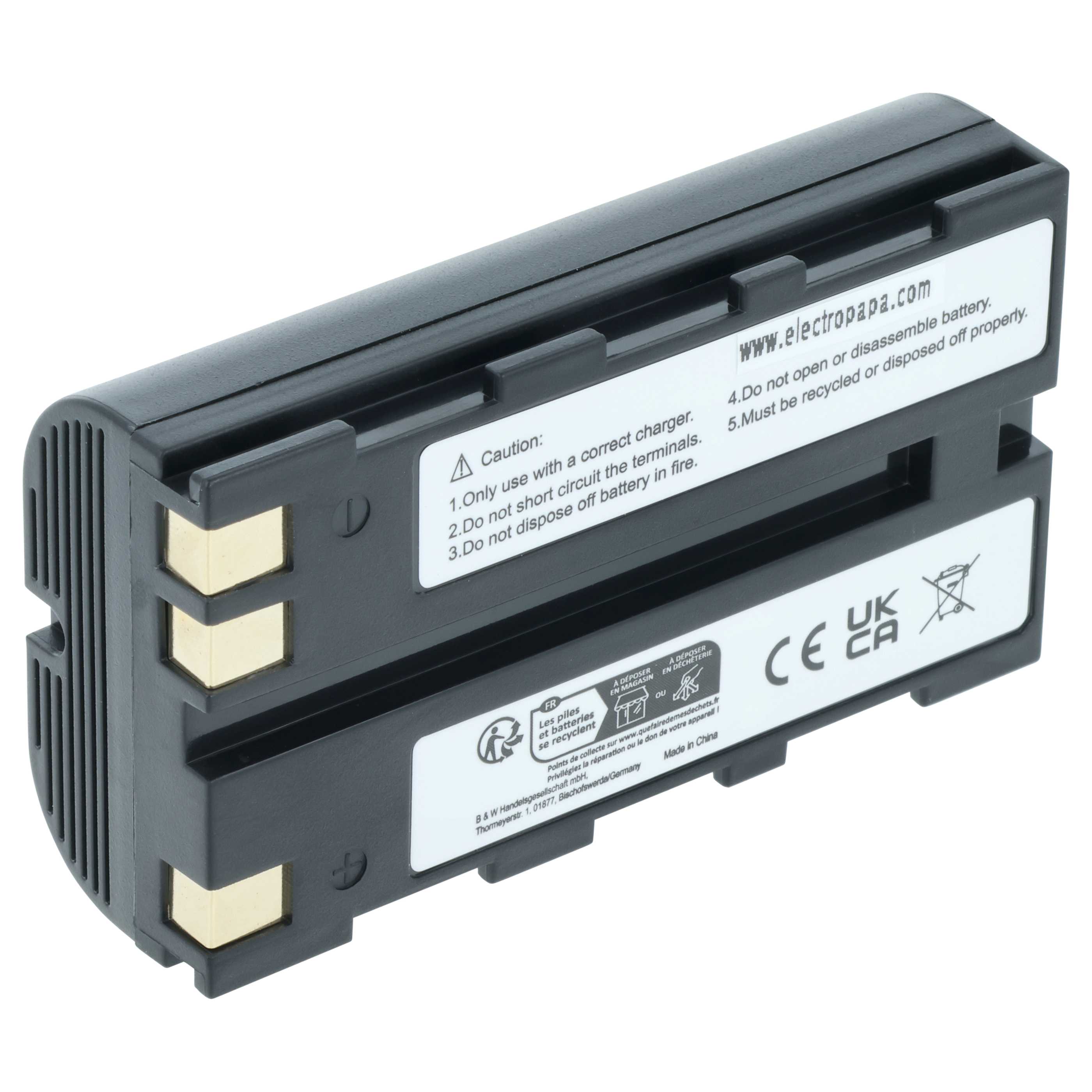 Messtechnik-Akku als Ersatz für Geomax ZBA200, ZBA400 für Leica - 2200mAh 7,4V Li-Ion