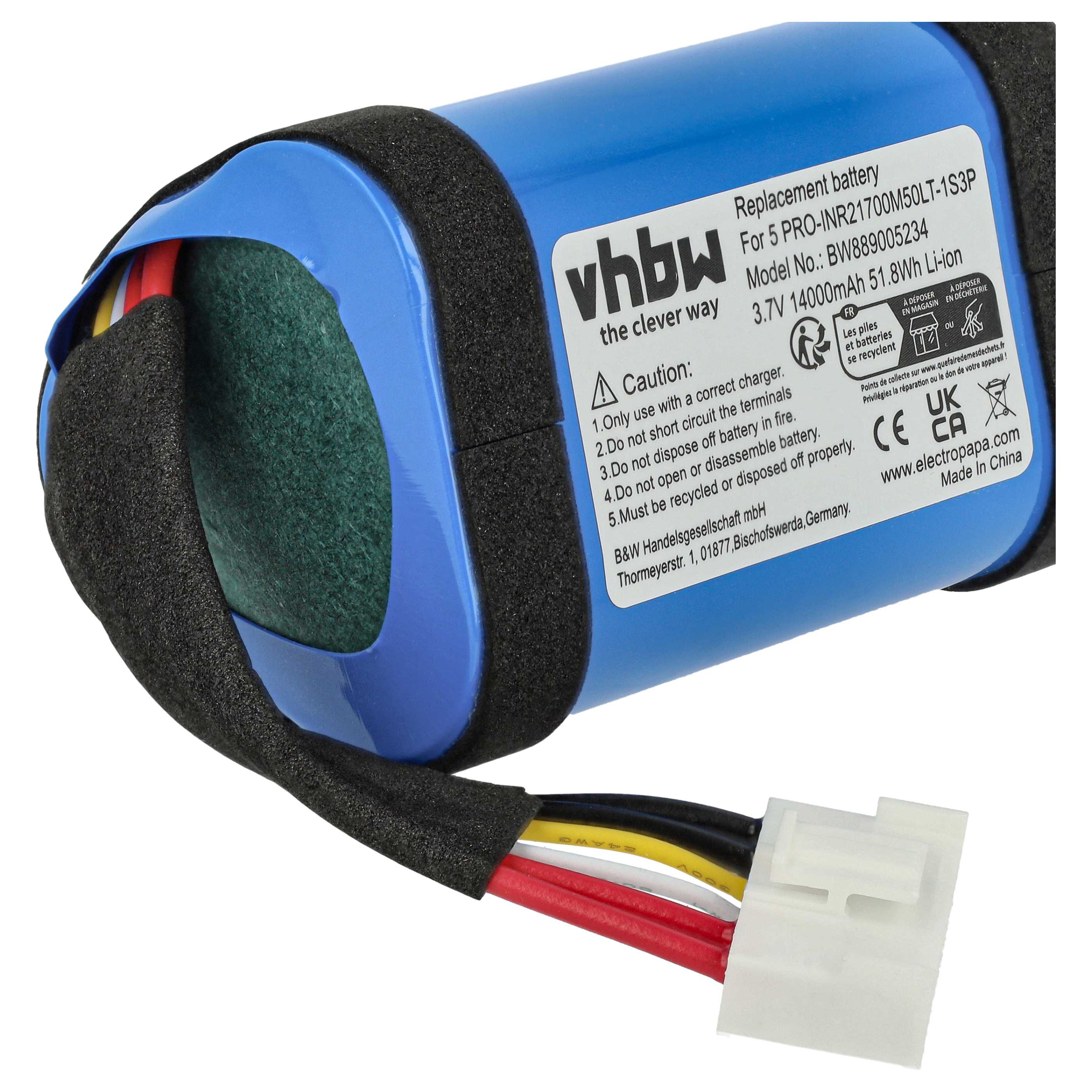 Akumulator do głośnika zamiennik JBL GSP-1S3P-CH4A, 1AA011NA - Li-Ion 14000mAh