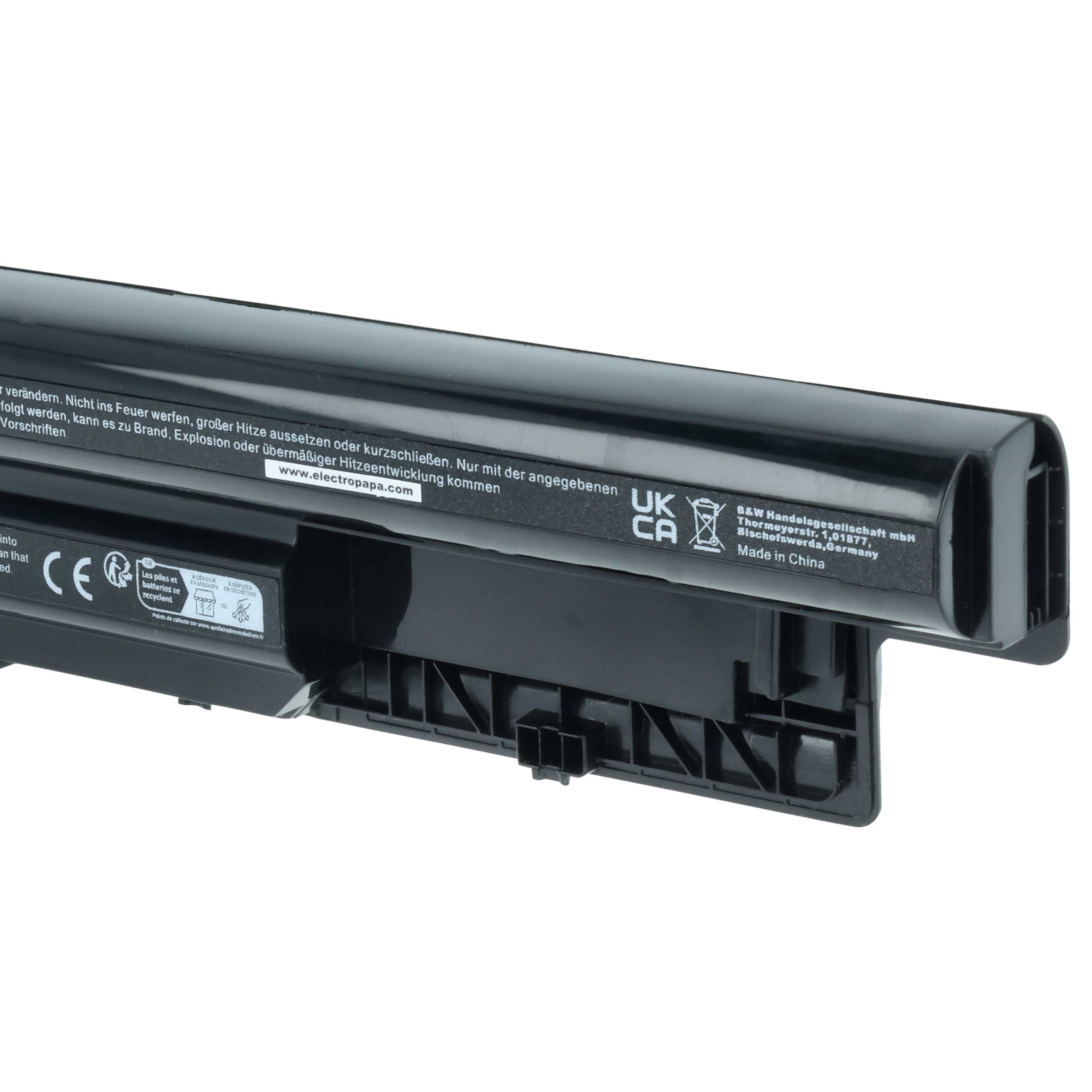 Batteria sostituisce Dell 312-1387, 24DRM, 0MF69, 312-1392, 312-1390 per notebook - 2600mAh 14,8V Li-Ion nero