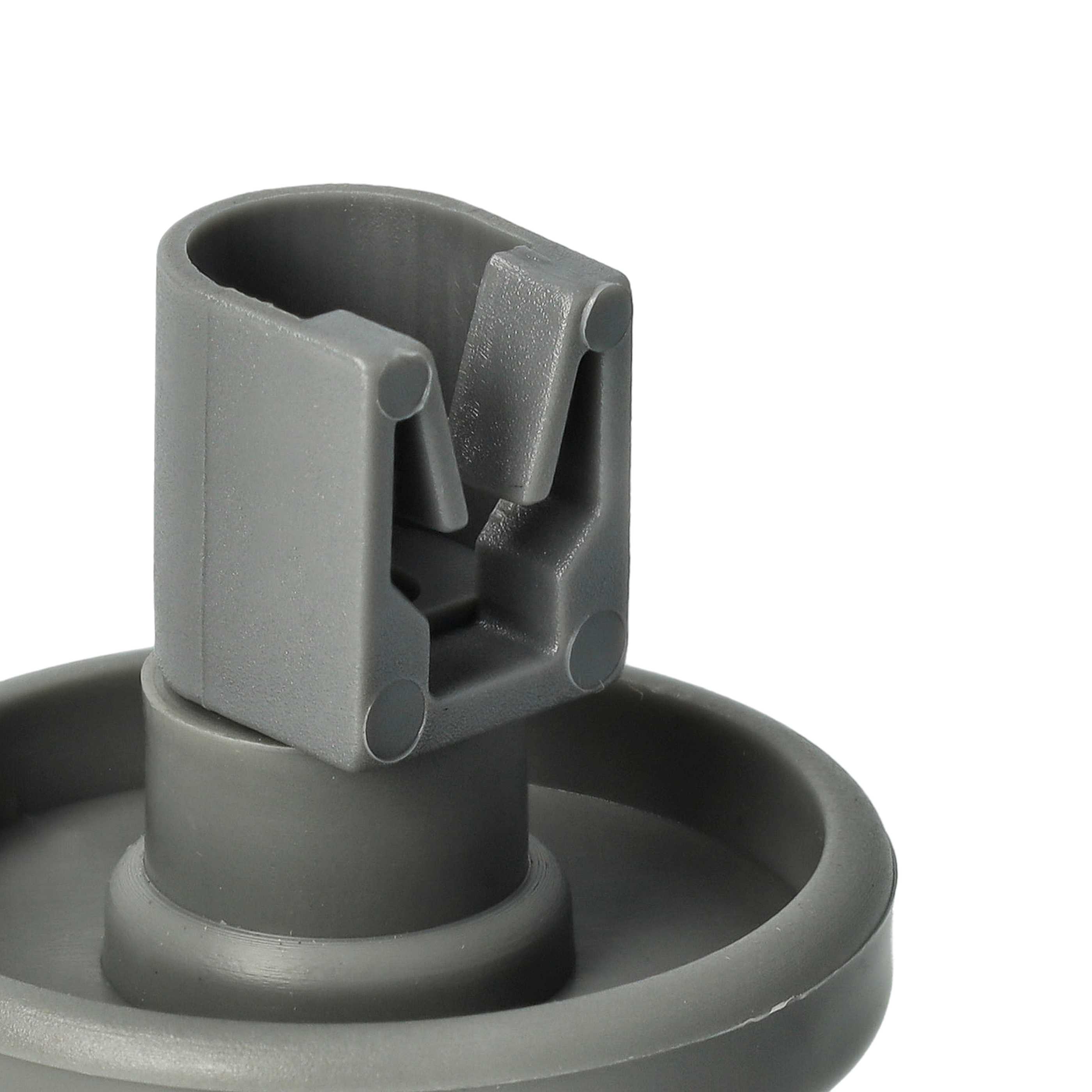 vhbw Roulette pour panier inférieur de lave-vaisselle diamètre 40 mm